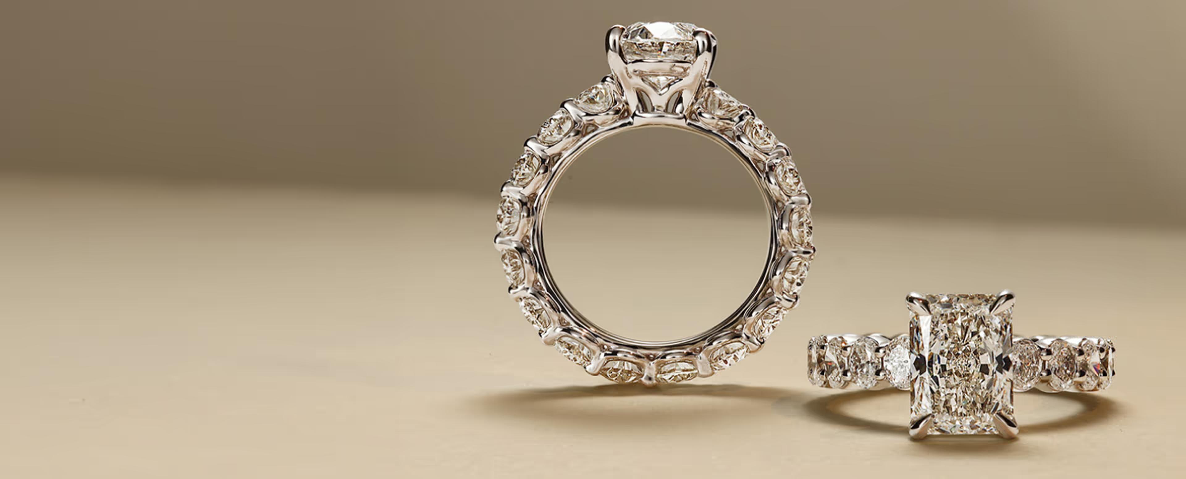 Custom lab grown diamond jewelry banner