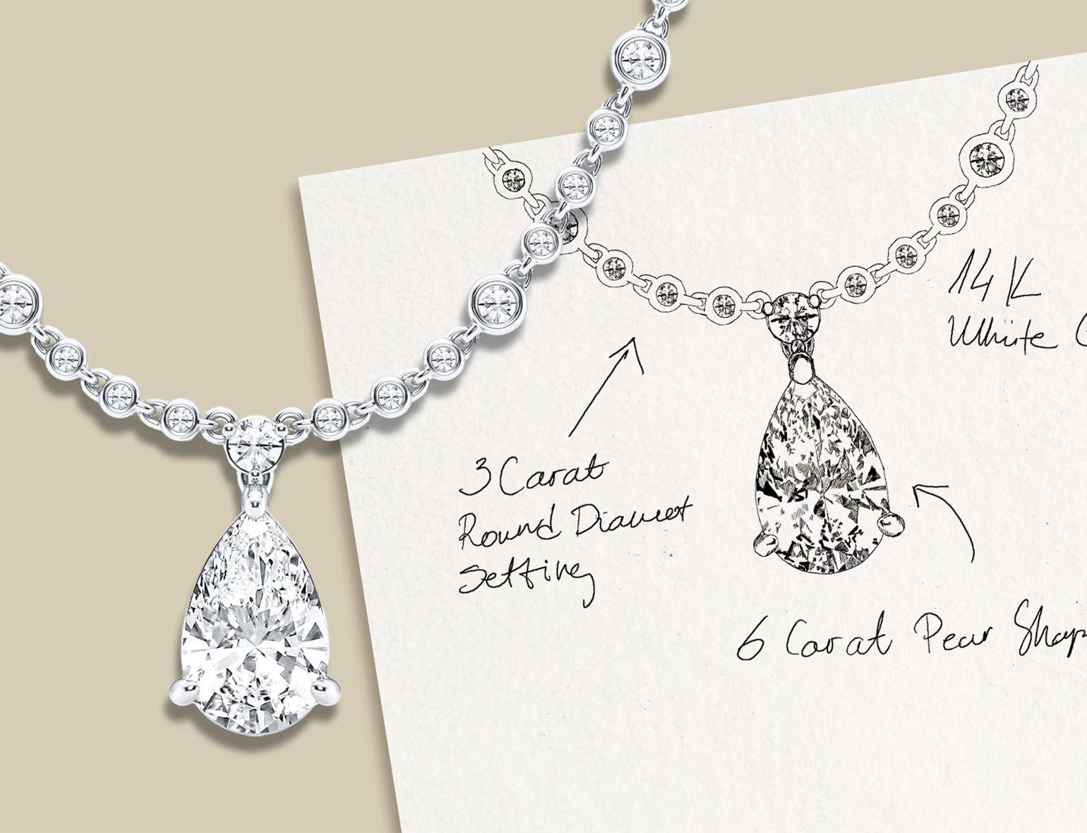 Custom lab grown diamond jewelry mobile banner