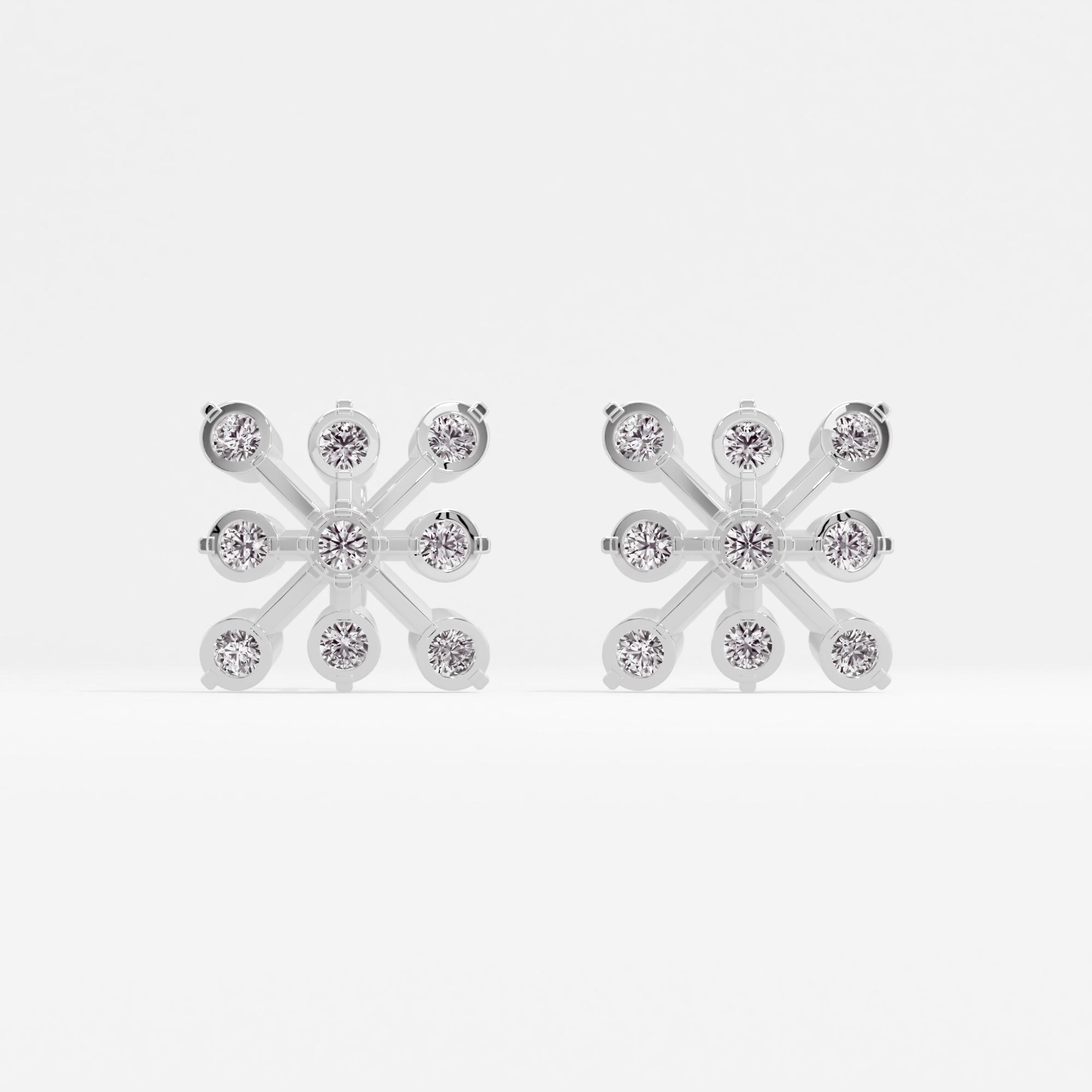 Regal Showstopper Cluster Stud Earrings