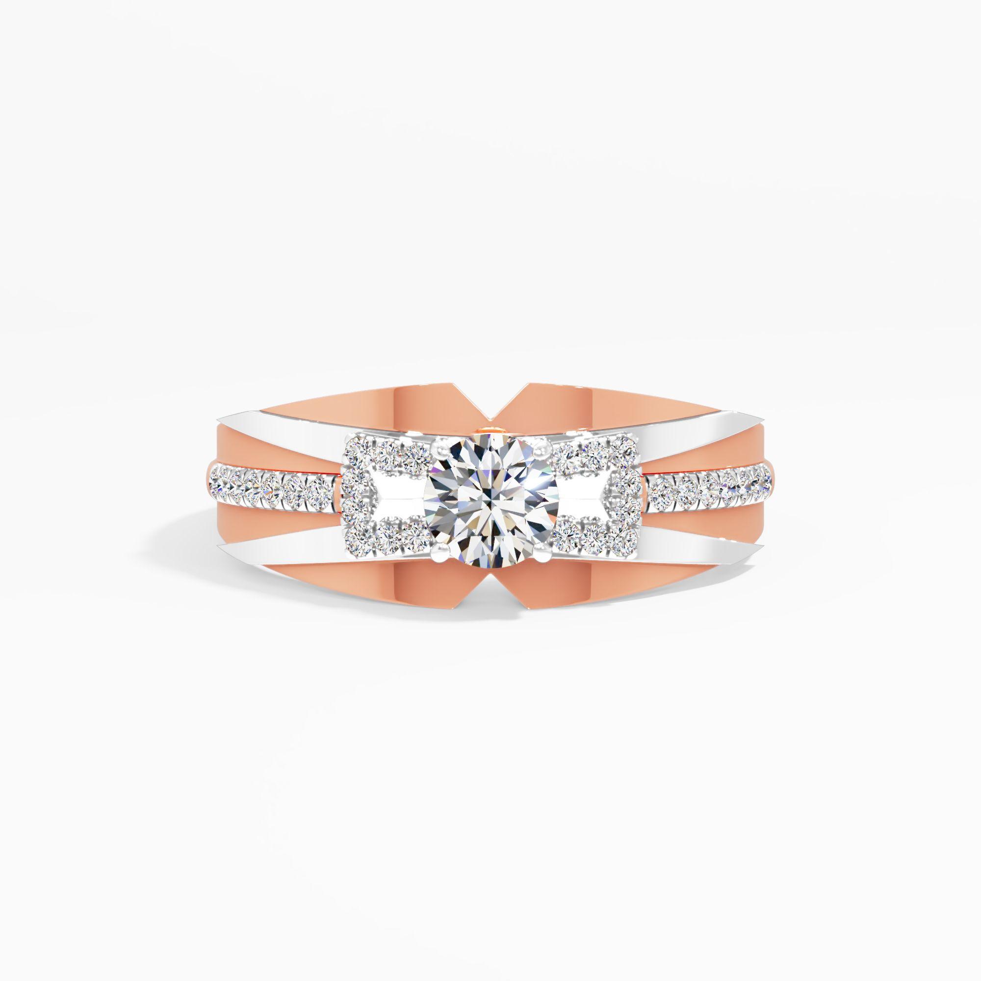 Sovereign Ribbon Diamond Ring