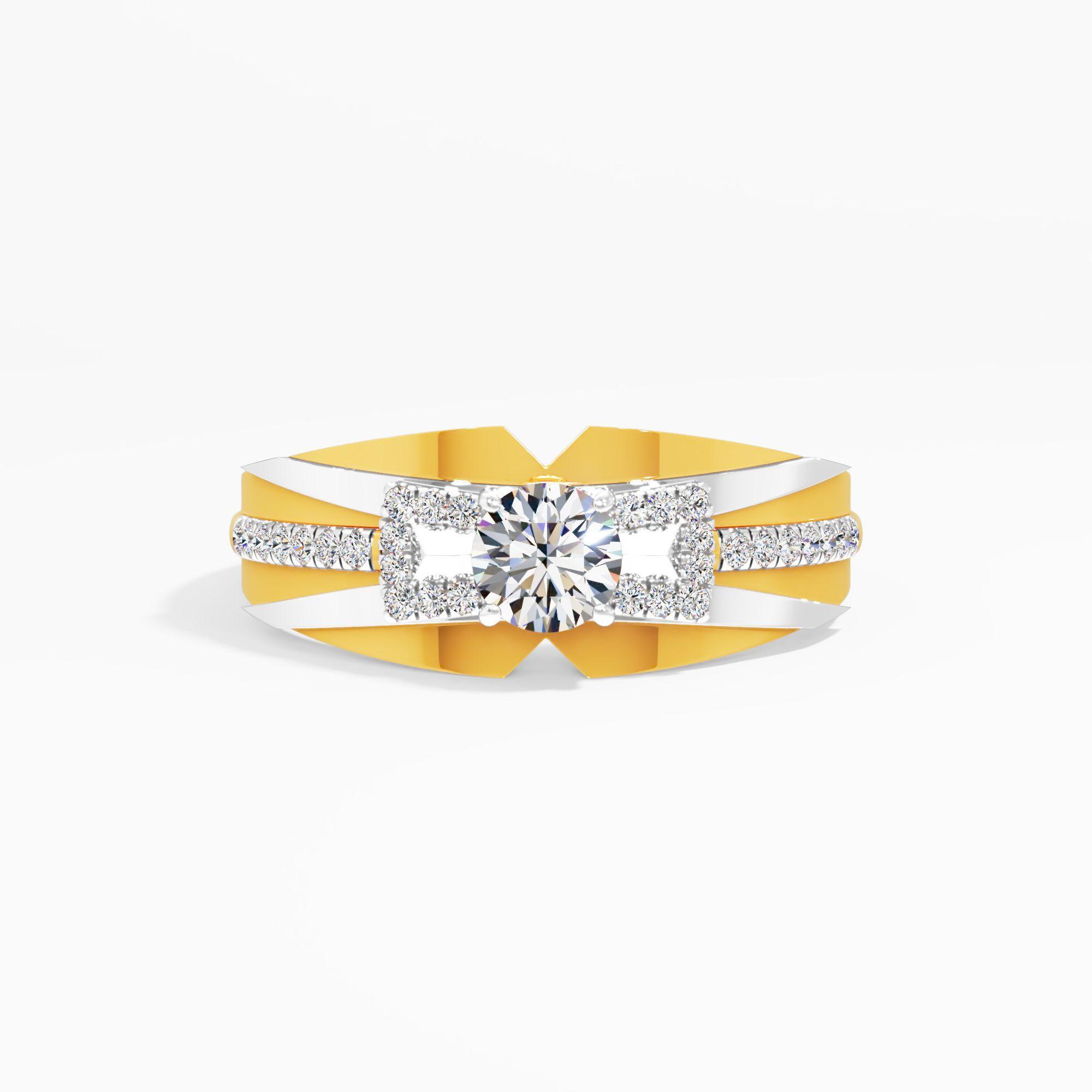 Sovereign Ribbon Diamond Ring