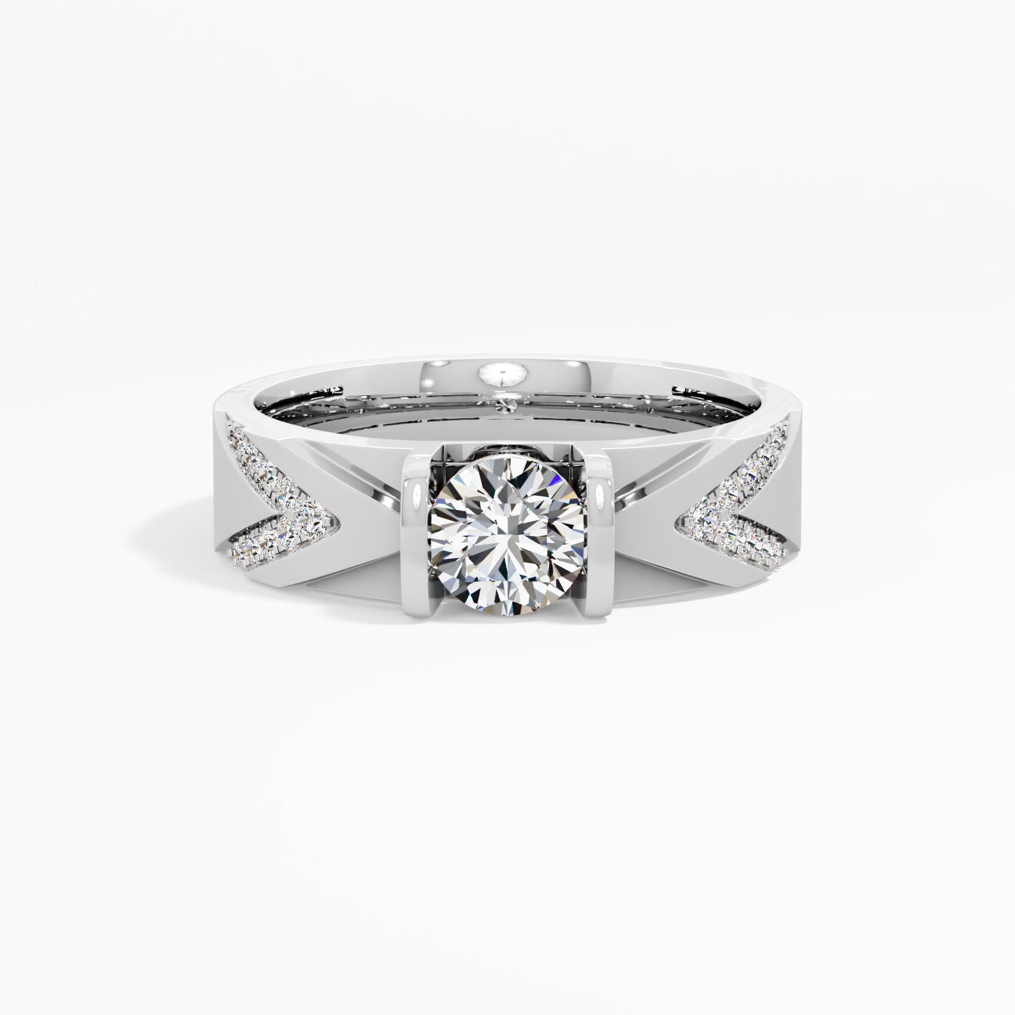 Nova Arc Solitaire Ring