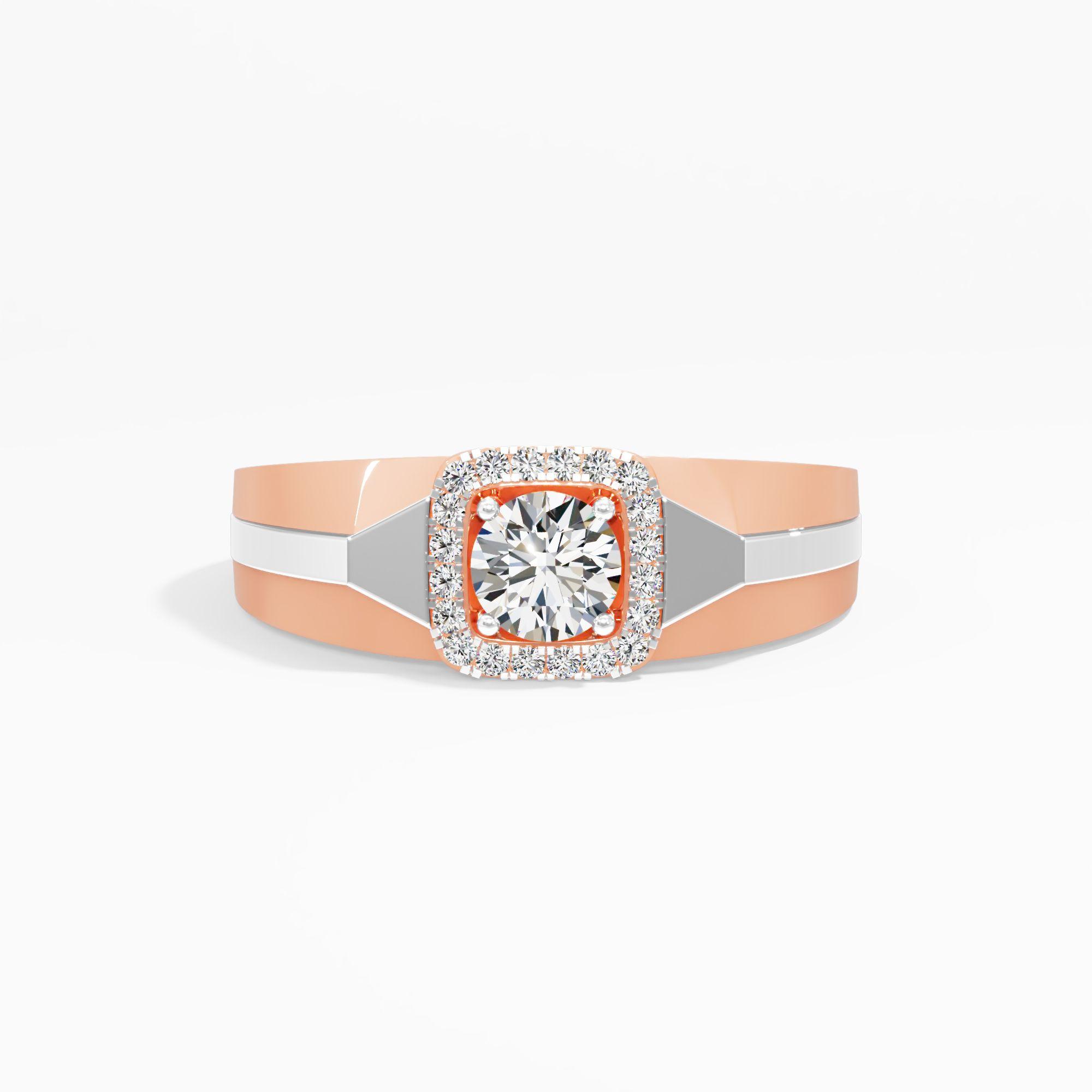 Aurora Cushion Halo Ring