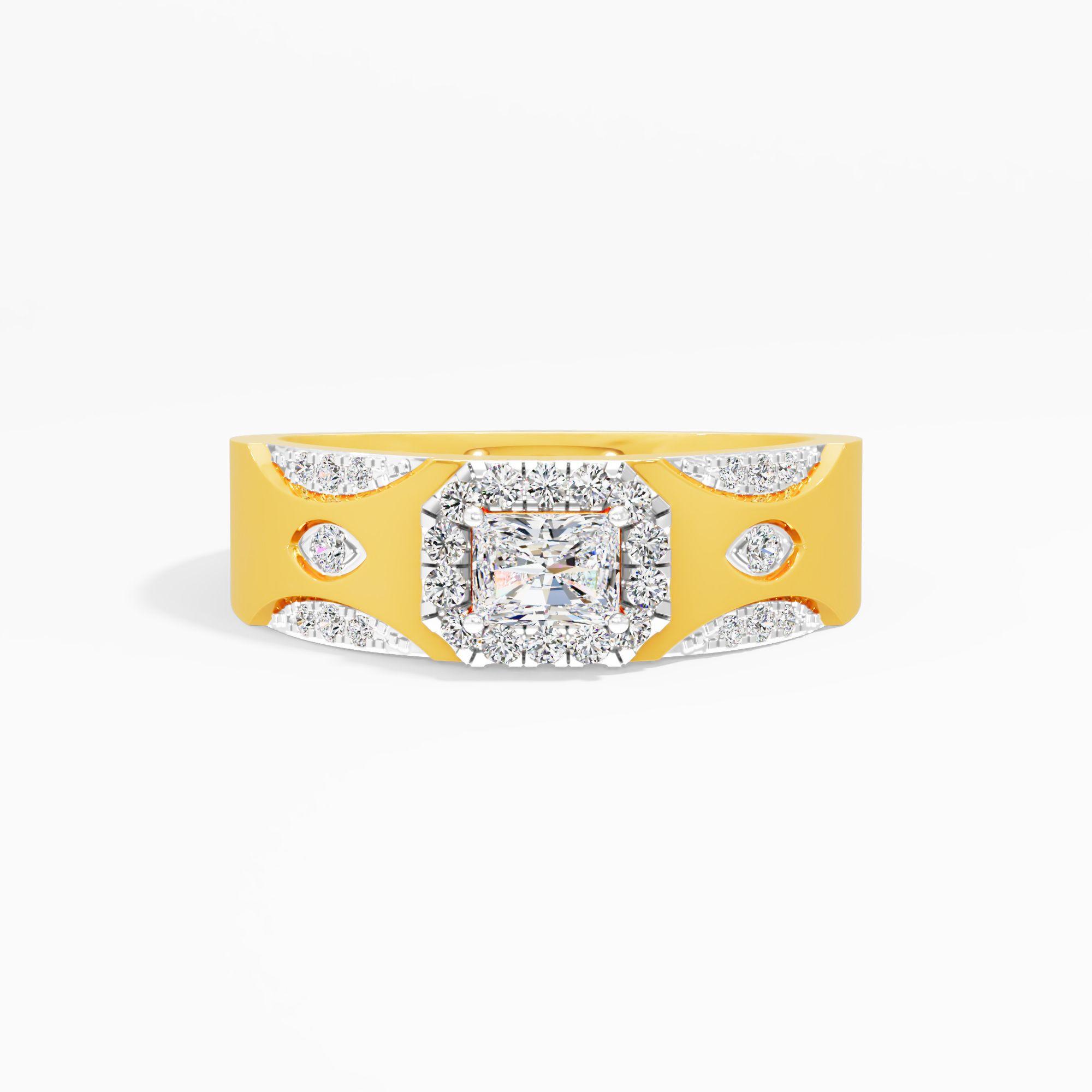 The Radiant Nebula Diamond Ring