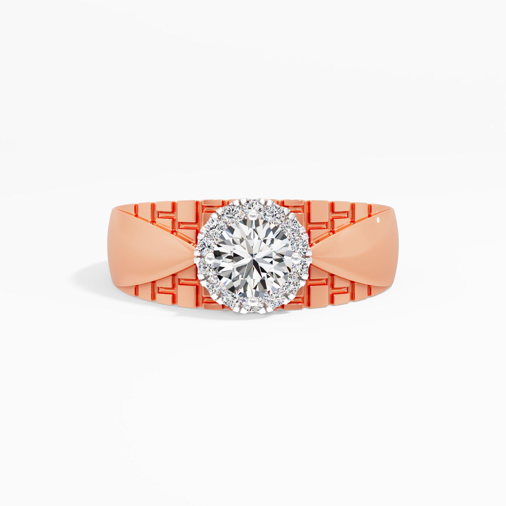 Sovereign Halo Diamond Ladies Ring