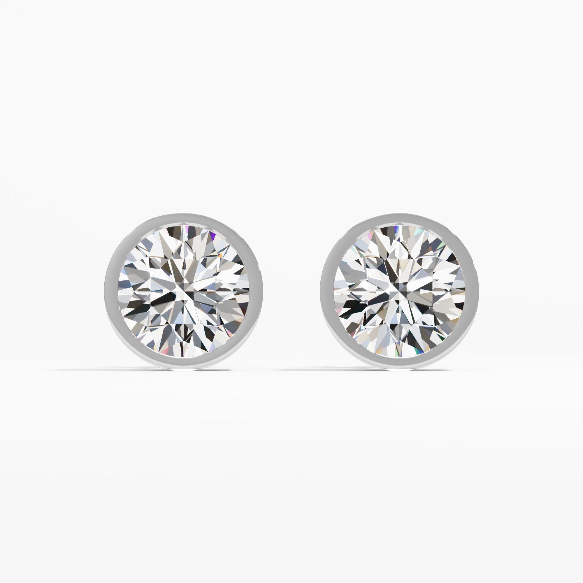 Lily Belle Solitaire Stud Earring