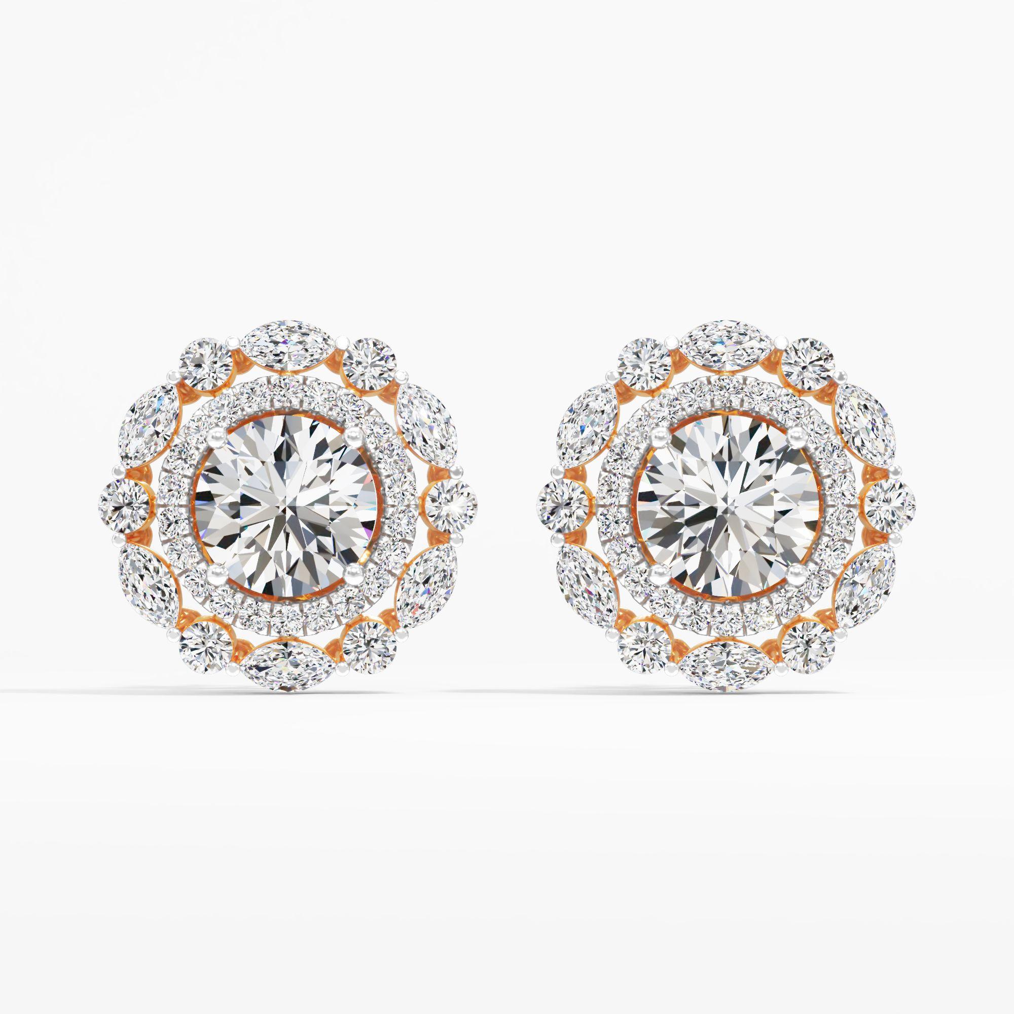 Aster Note Floral halo Earring