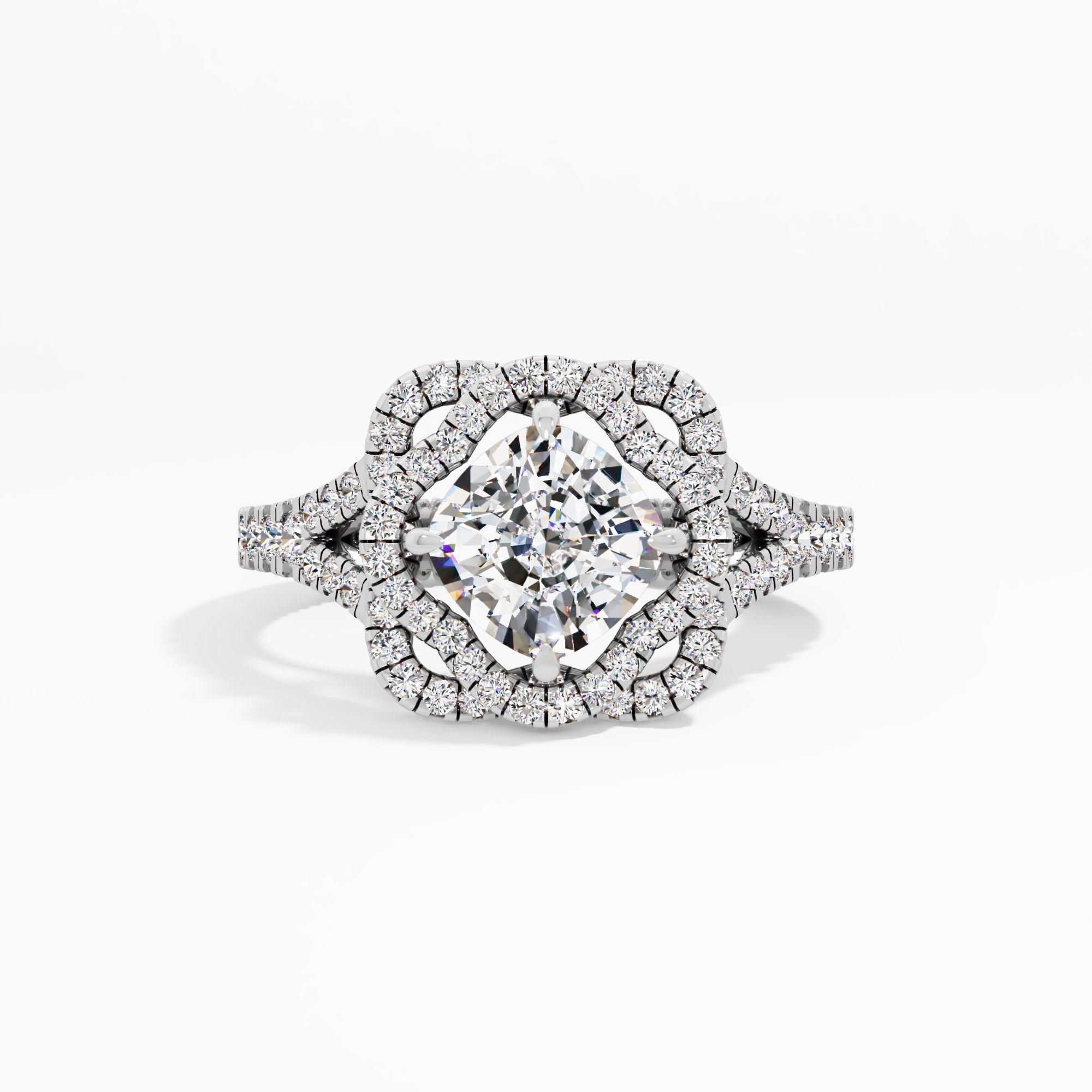 Cloud Serenade Solitaire Engagement Ring