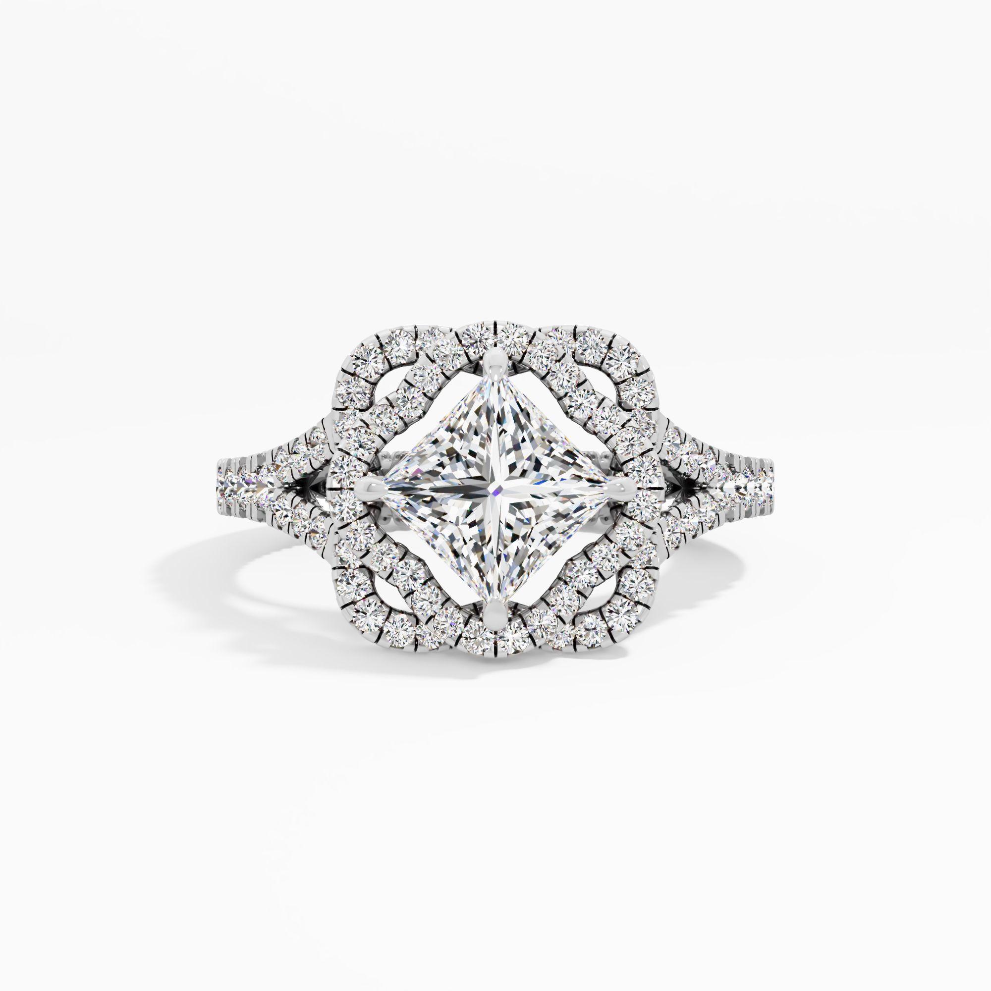 Cloud Serenade Solitaire Engagement Ring