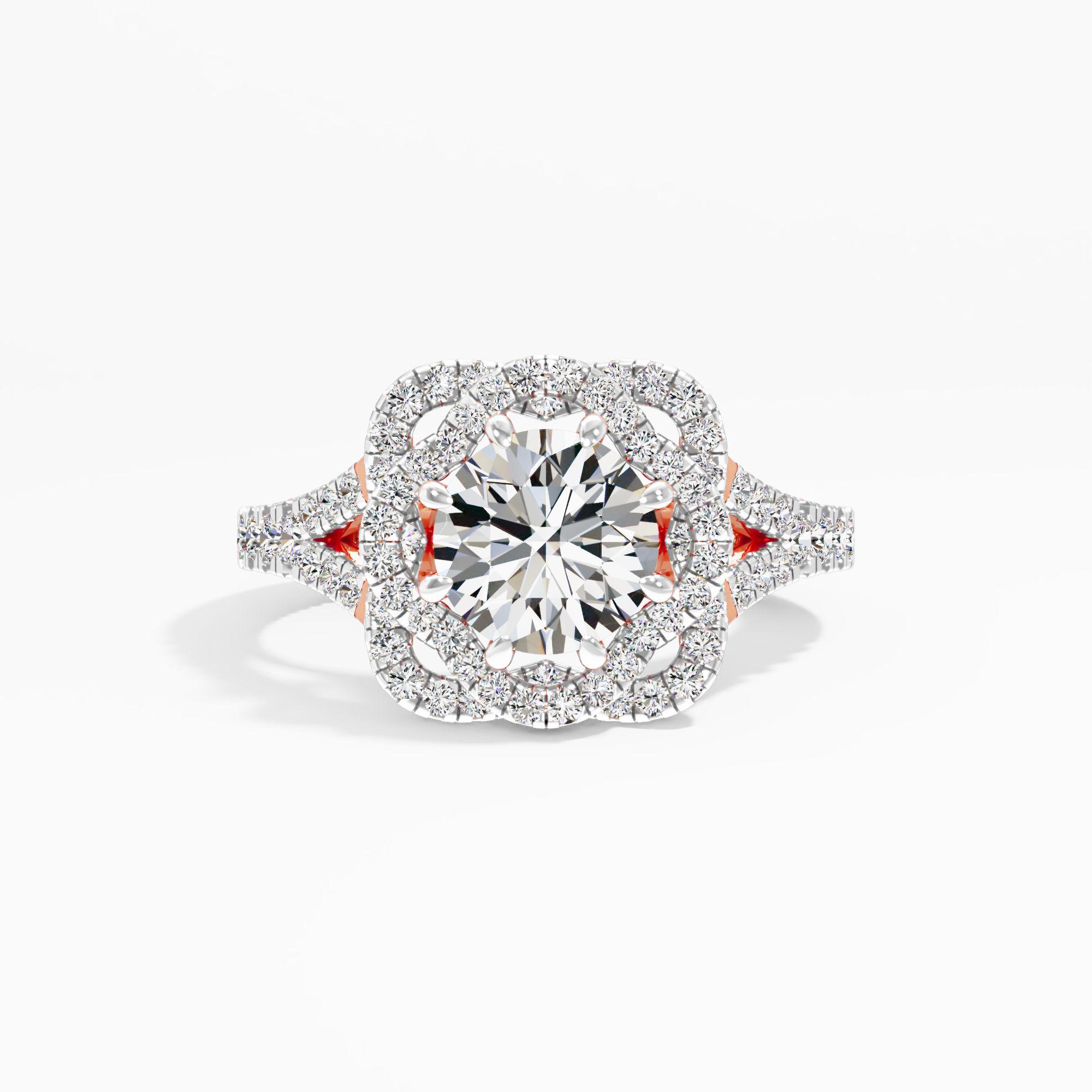 Cloud Serenade Solitaire Engagement Ring
