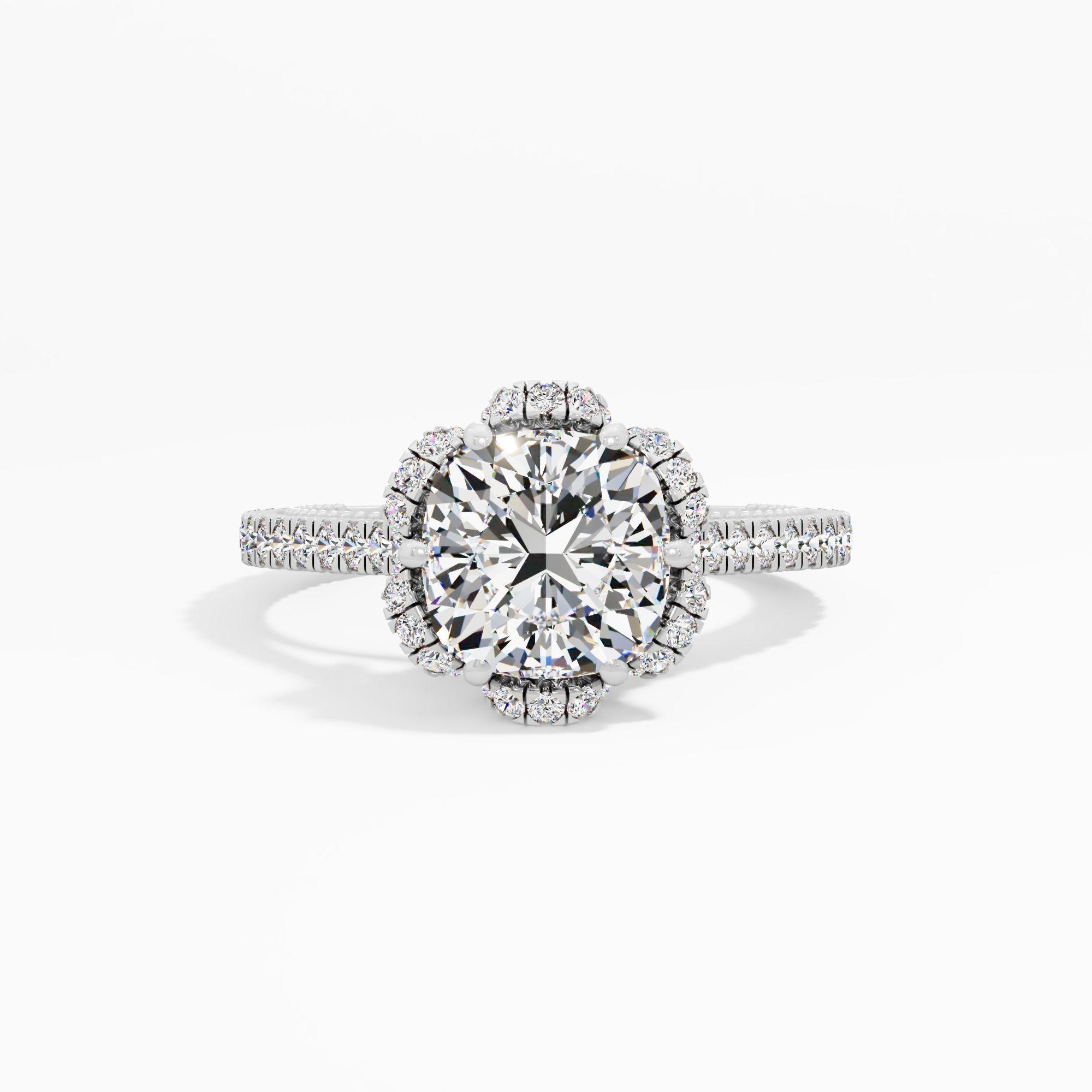Honeytrace Bloom Solitaire Engagement Ring
