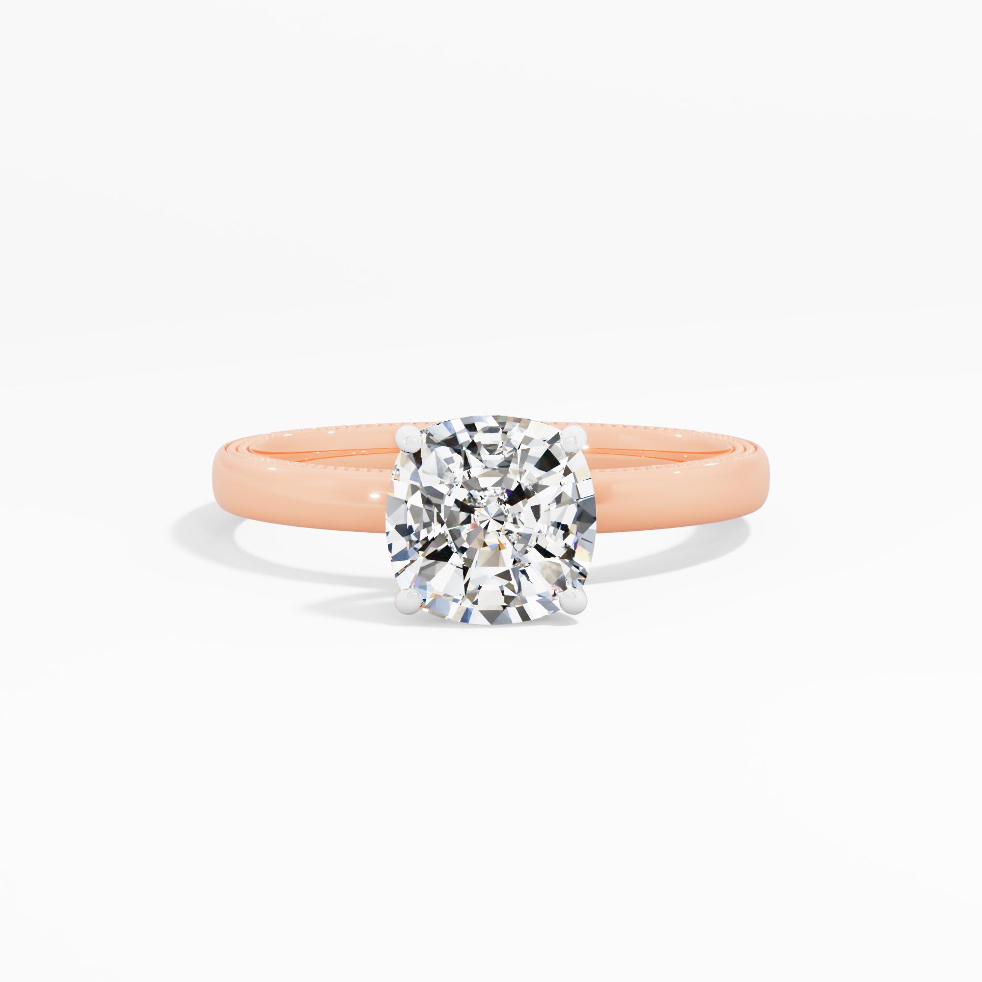 Misty Charm Solitaire Engagement Ring