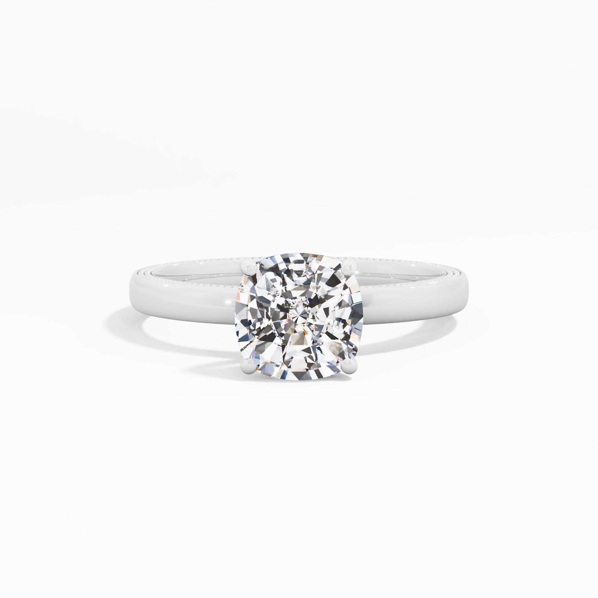 Misty Charm Solitaire Engagement Ring