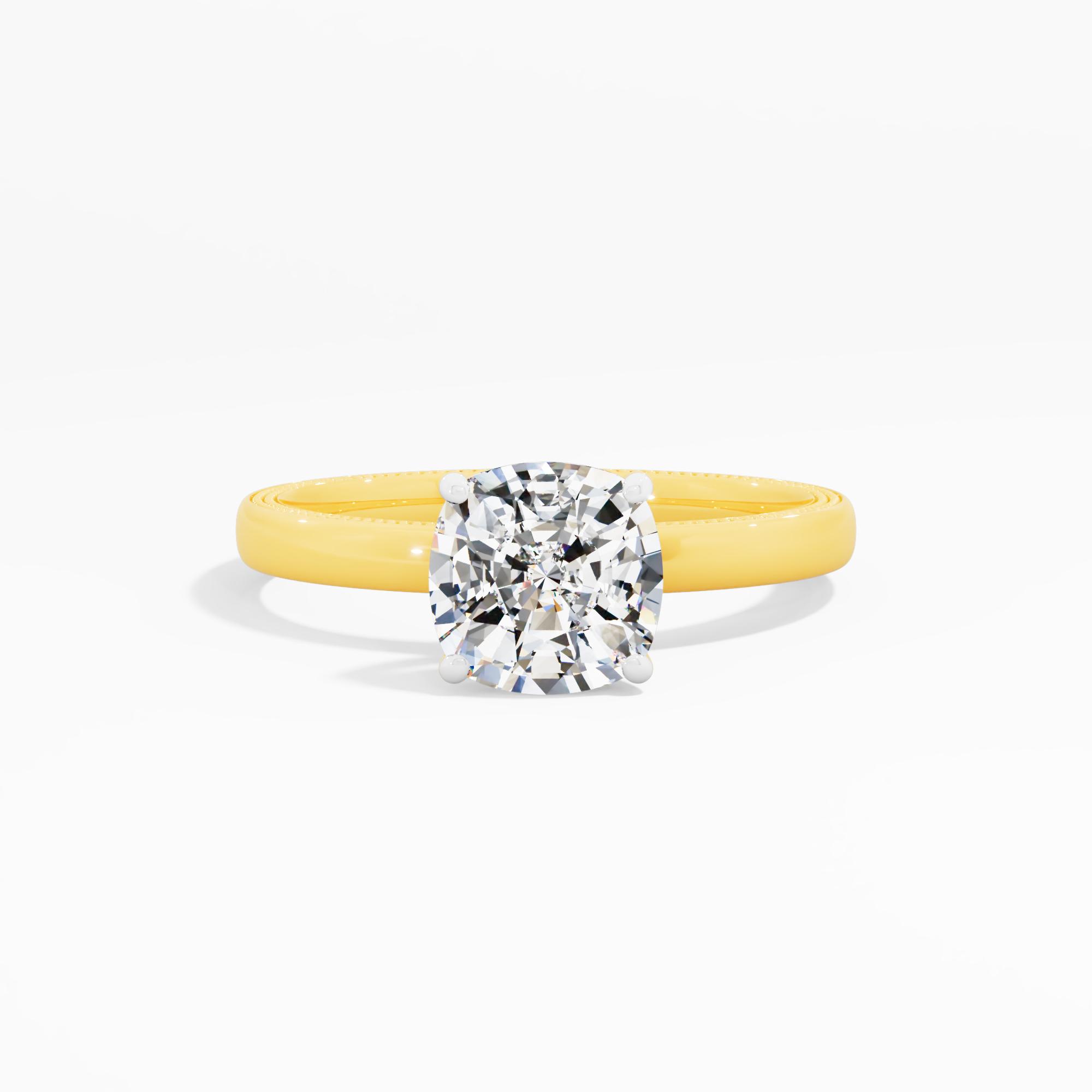 Misty Charm Solitaire Engagement Ring