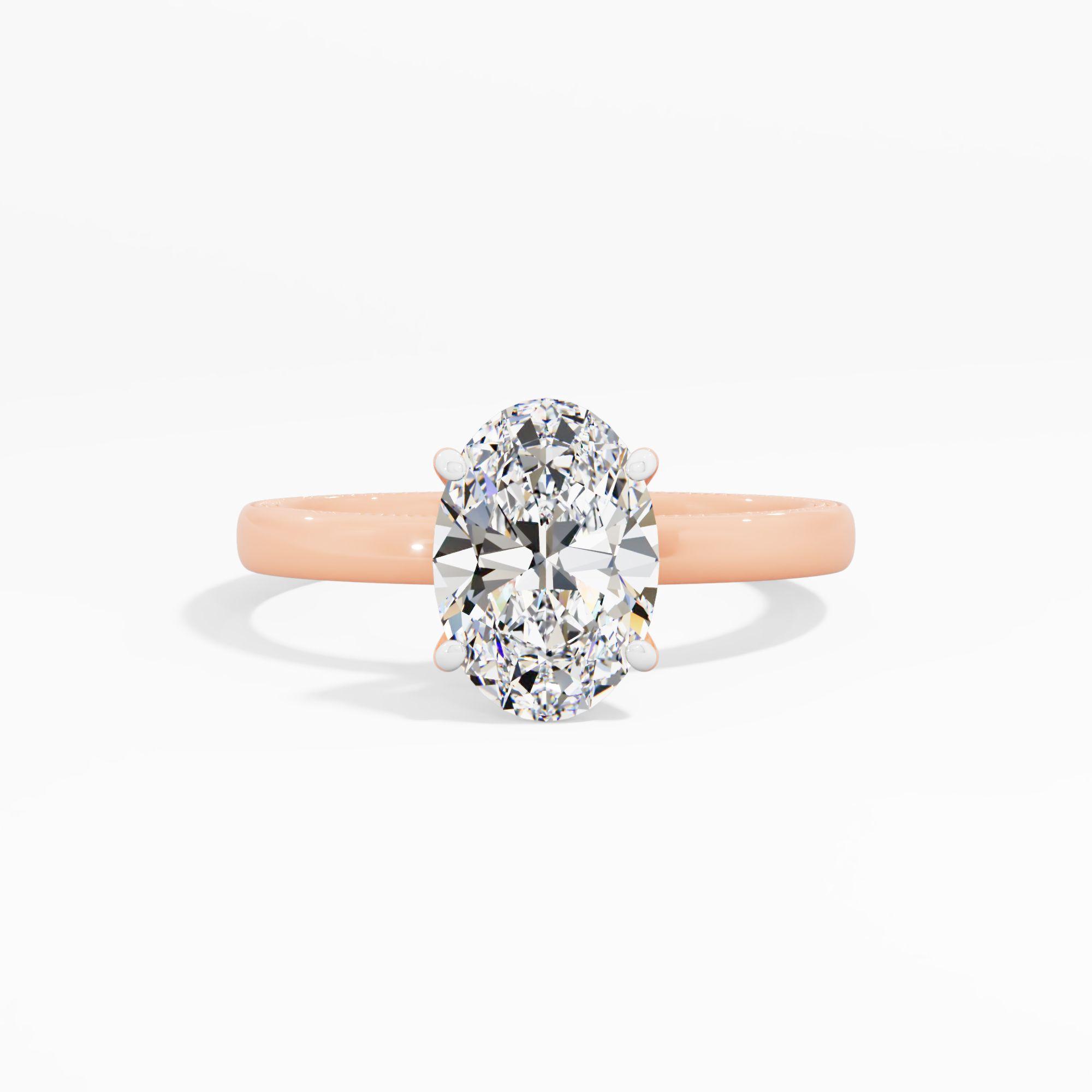 Misty Charm Solitaire Engagement Ring