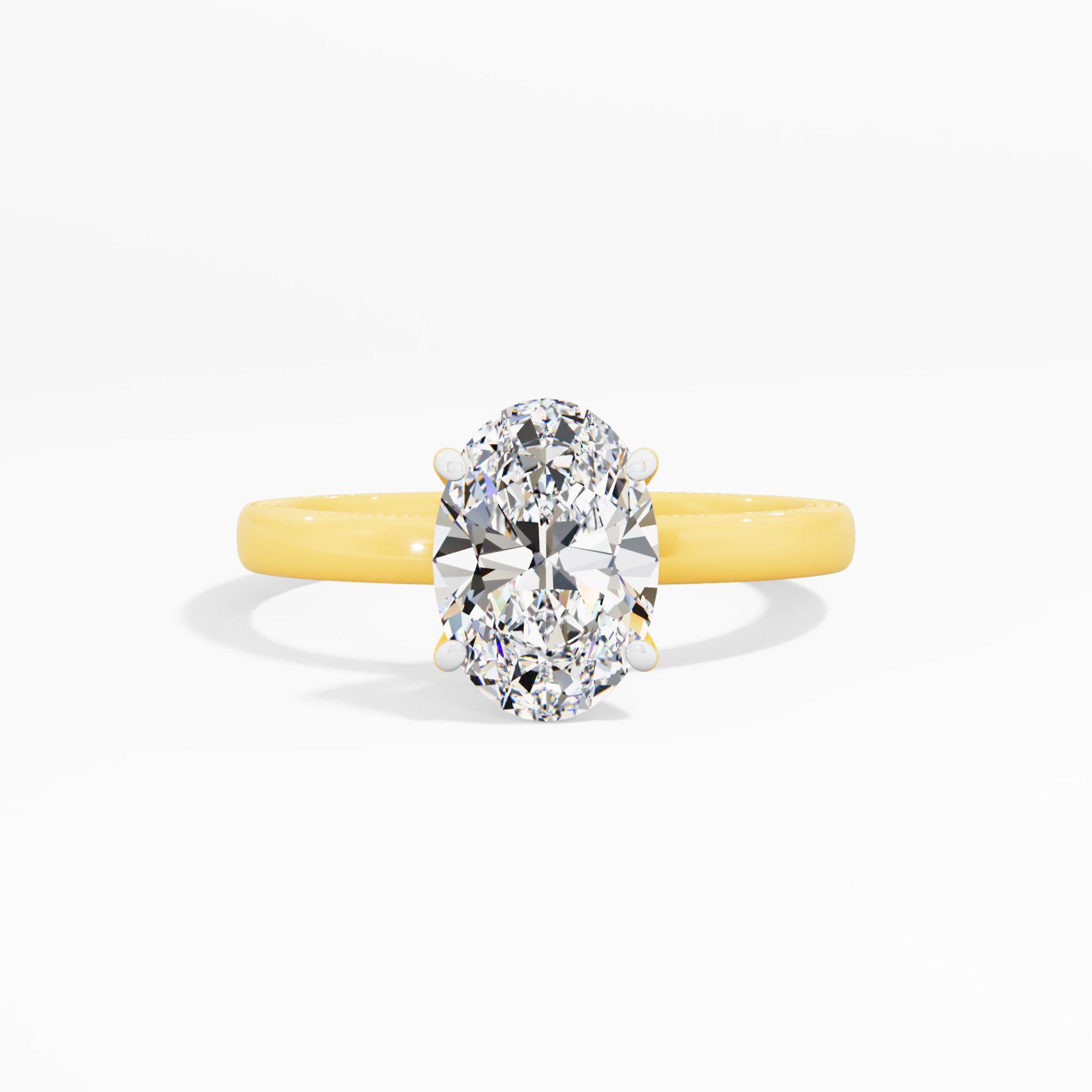 Misty Charm Solitaire Engagement Ring