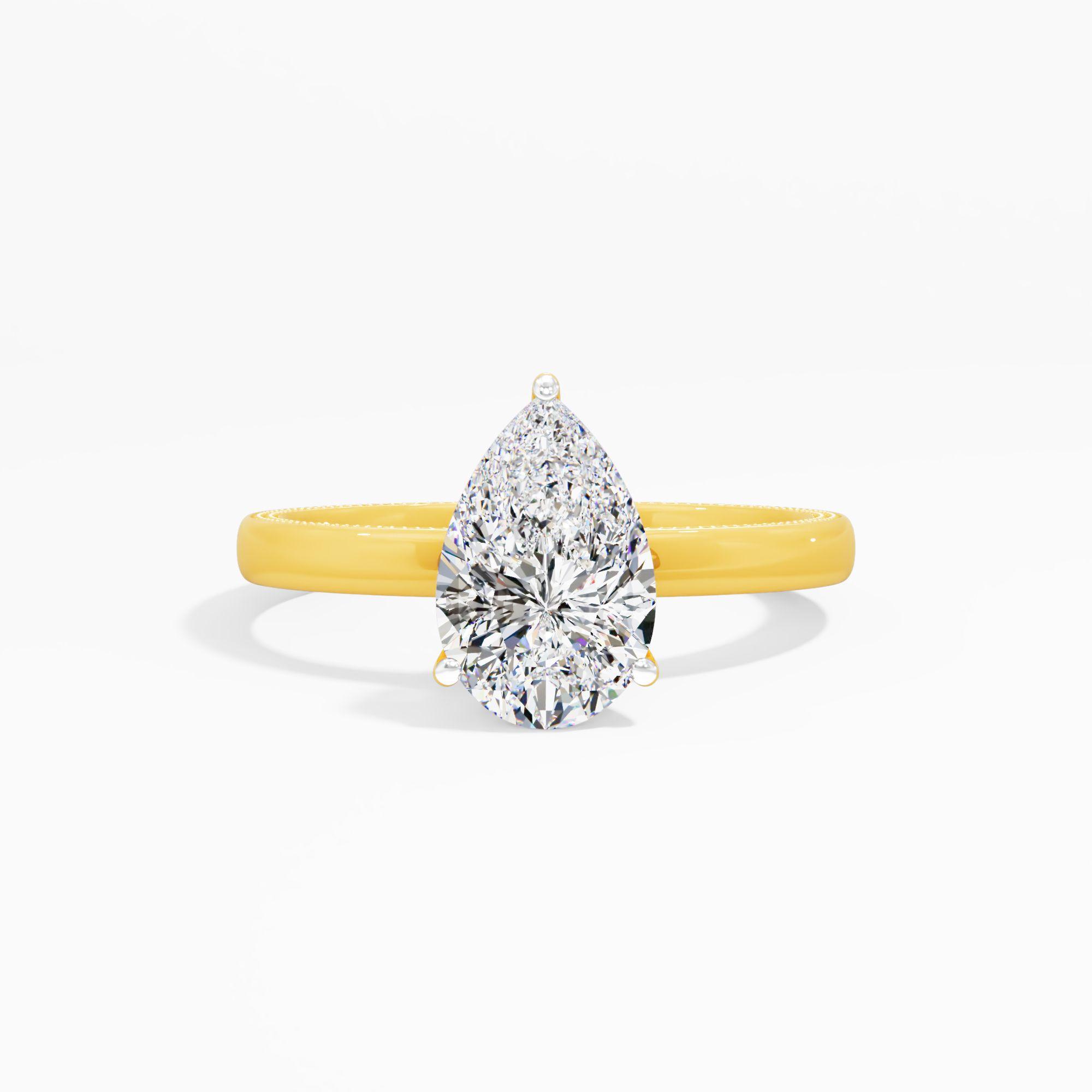 Misty Charm Solitaire Engagement Ring