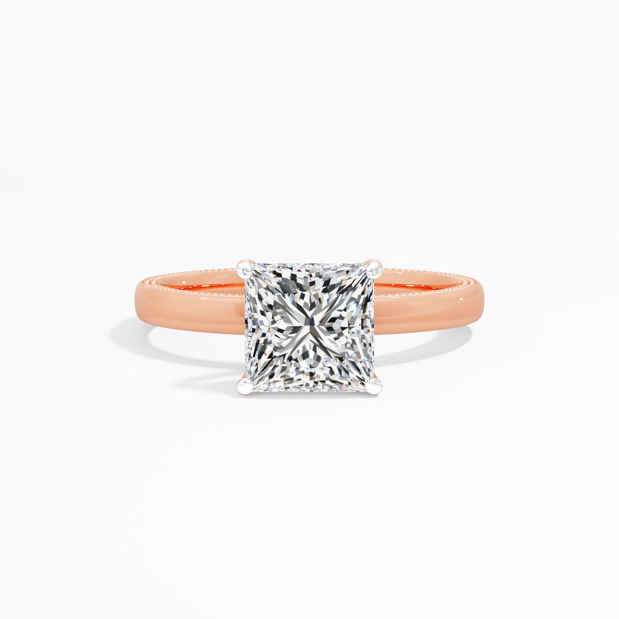 Misty Charm Solitaire Engagement Ring