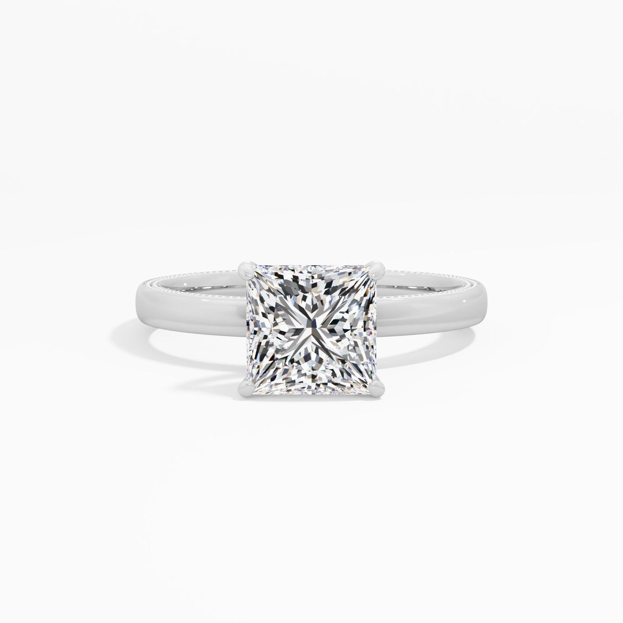 Misty Charm Solitaire Engagement Ring