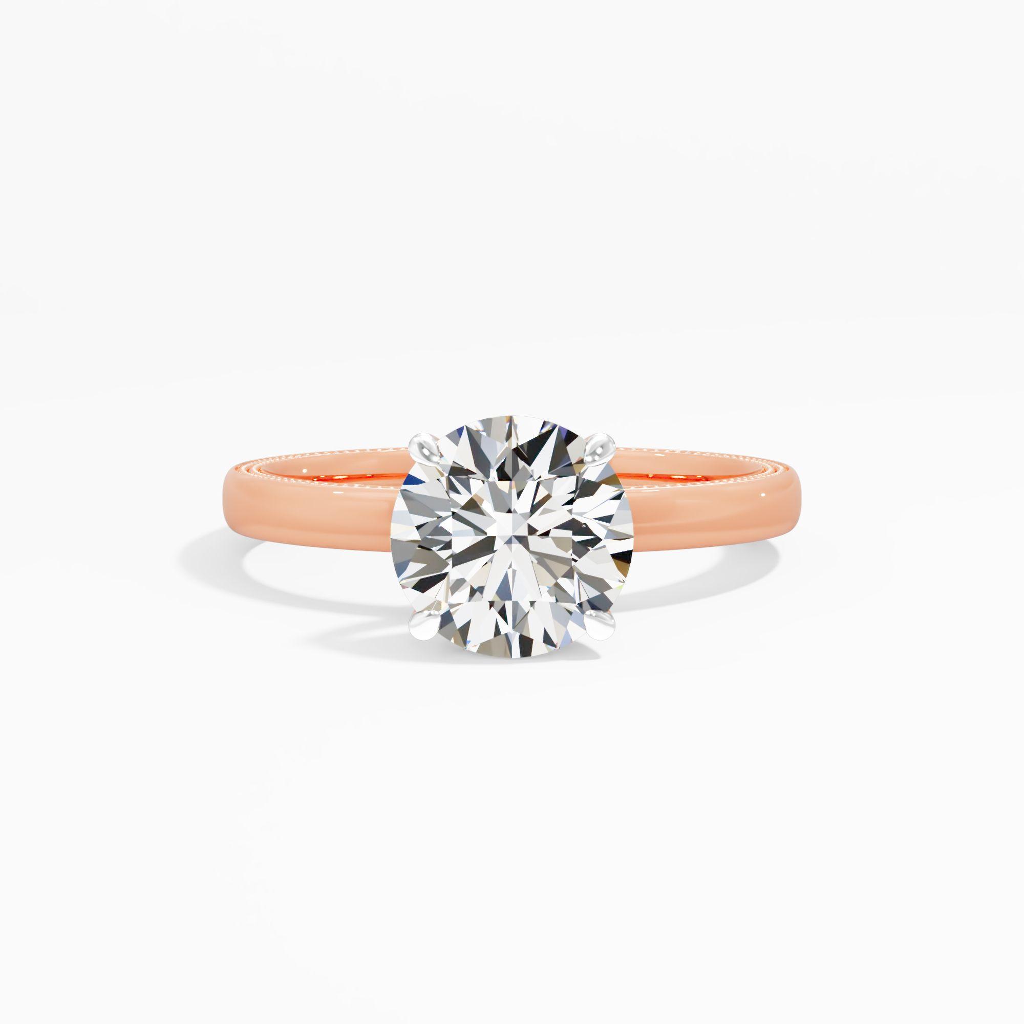Misty Charm Solitaire Engagement Ring