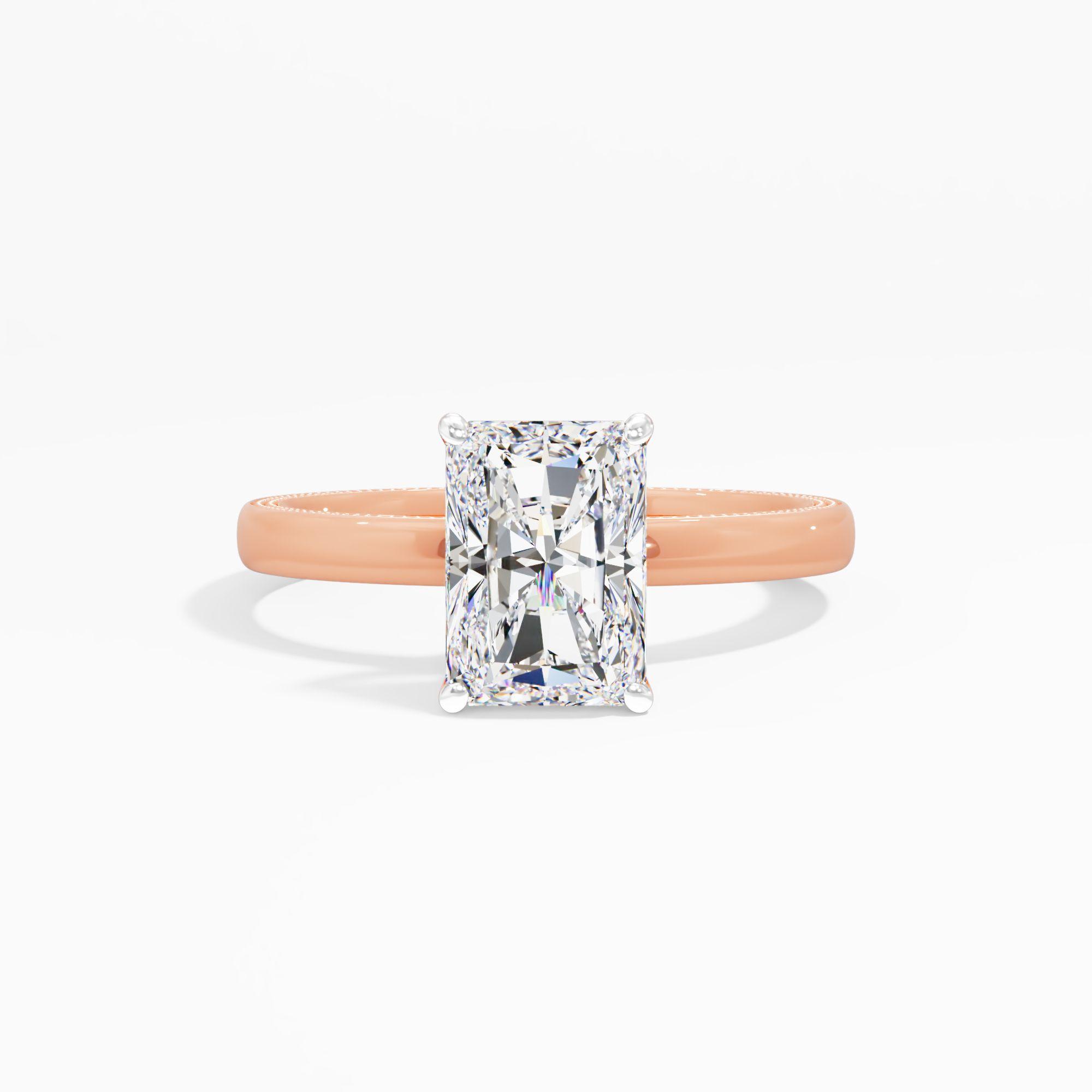 Misty Charm Solitaire Engagement Ring