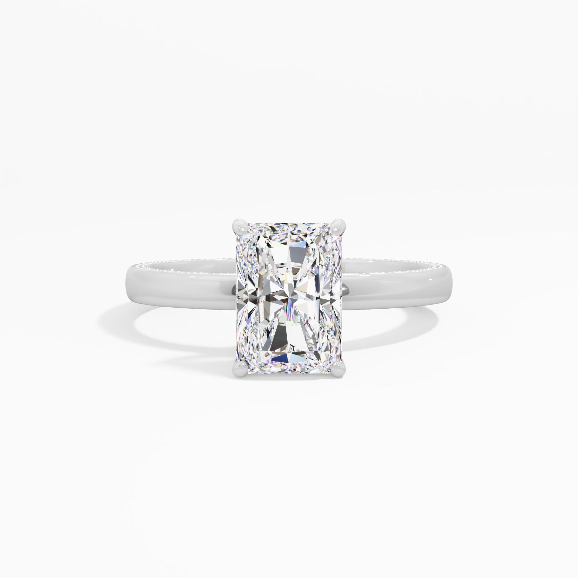 Misty Charm Solitaire Engagement Ring