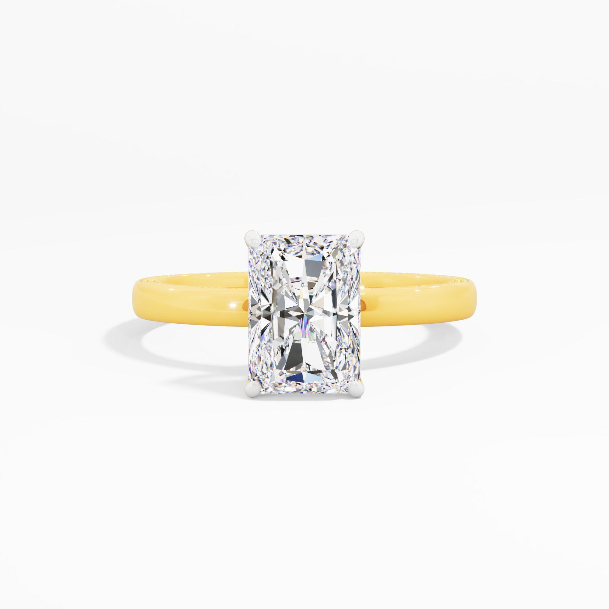 Misty Charm Solitaire Engagement Ring