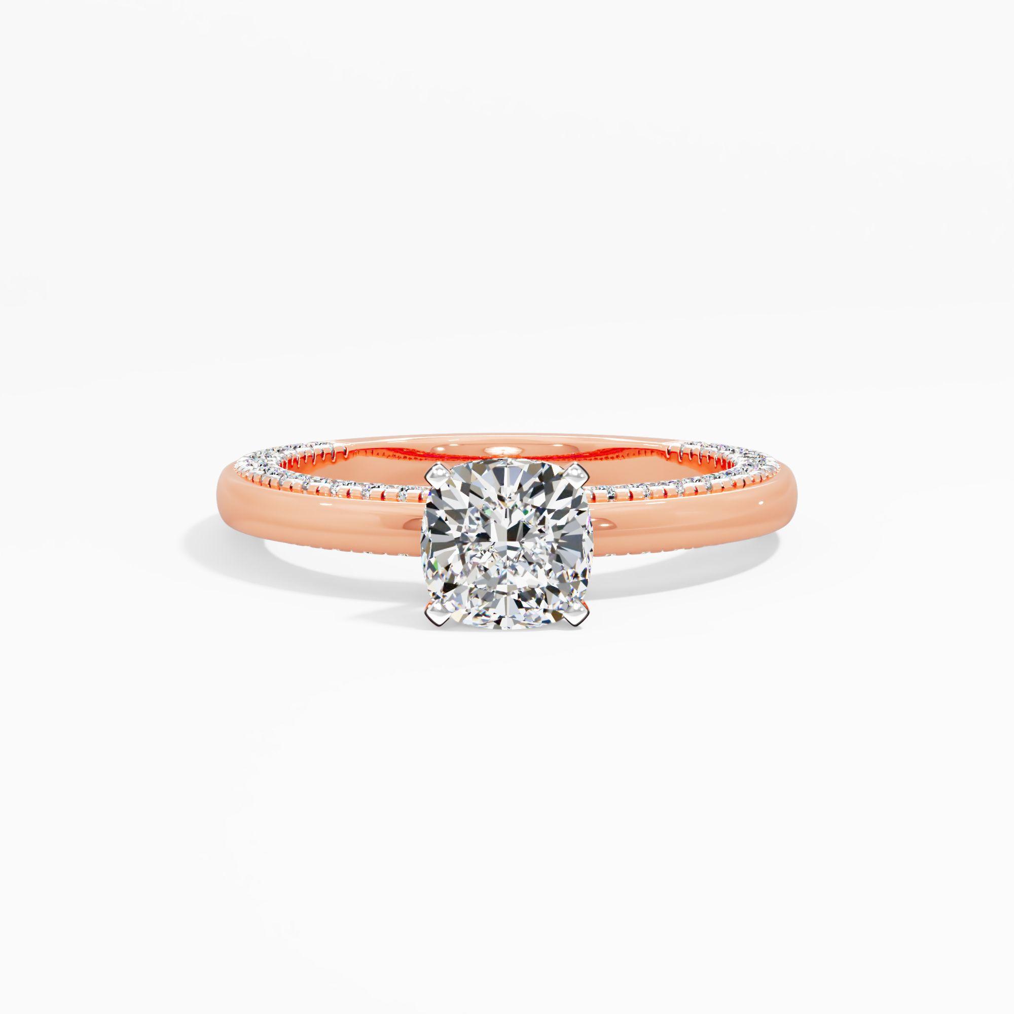 Soft Prism Solitaire Engagement Ring