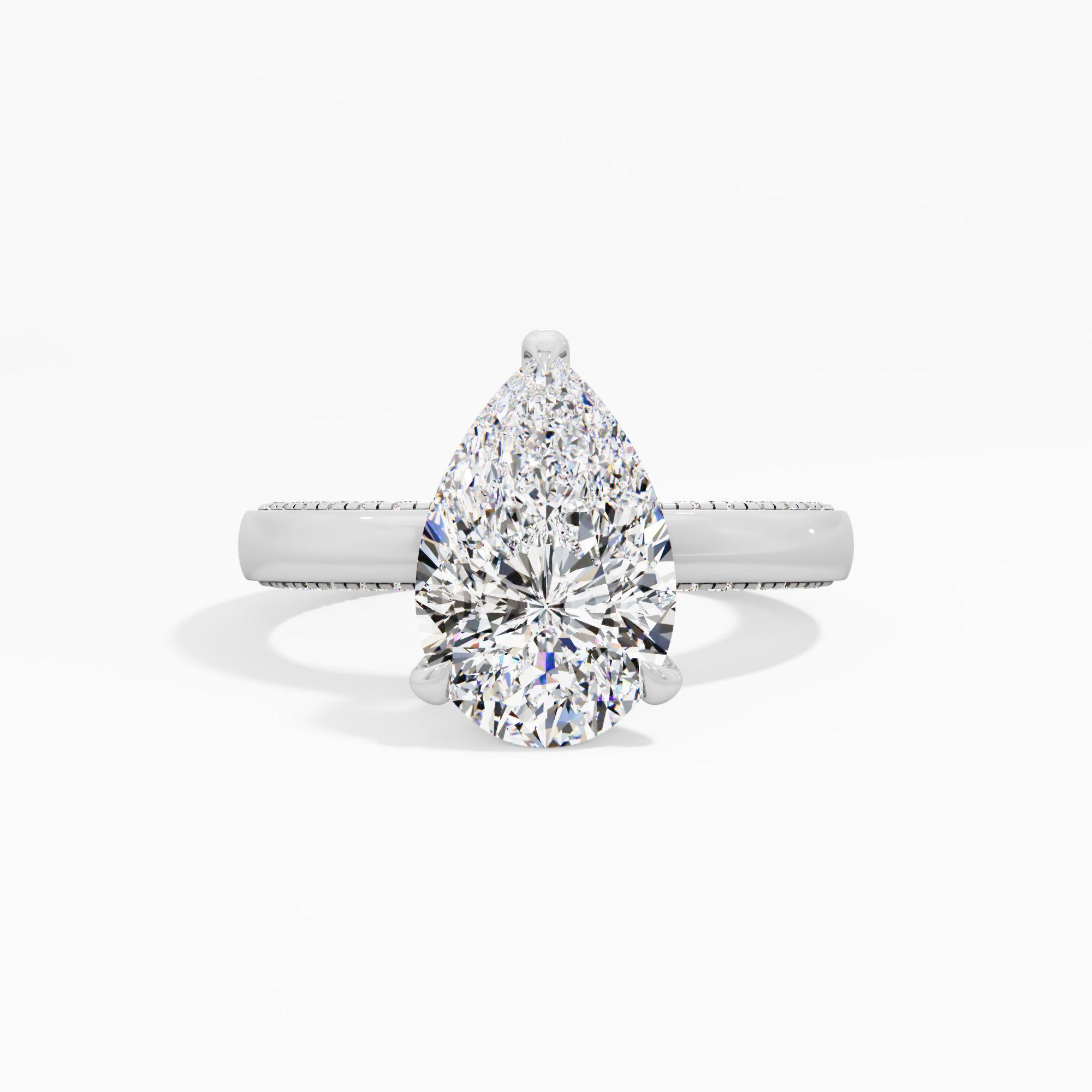 Soft Prism Solitaire Engagement Ring