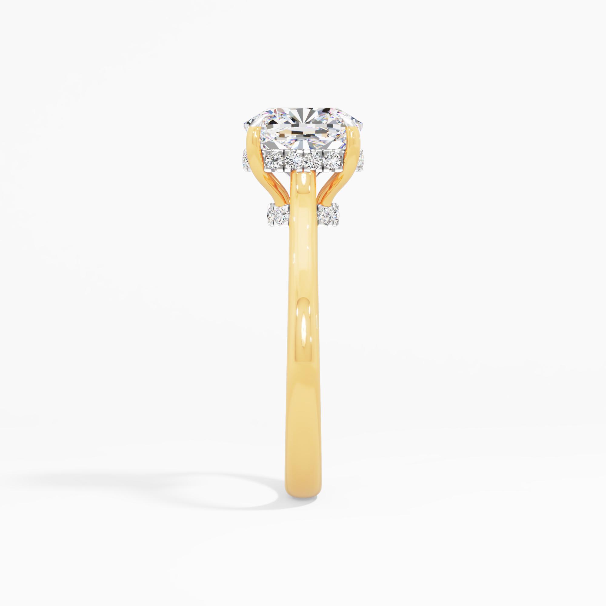 Dewpetal Shine Solitaire Engagement Ring