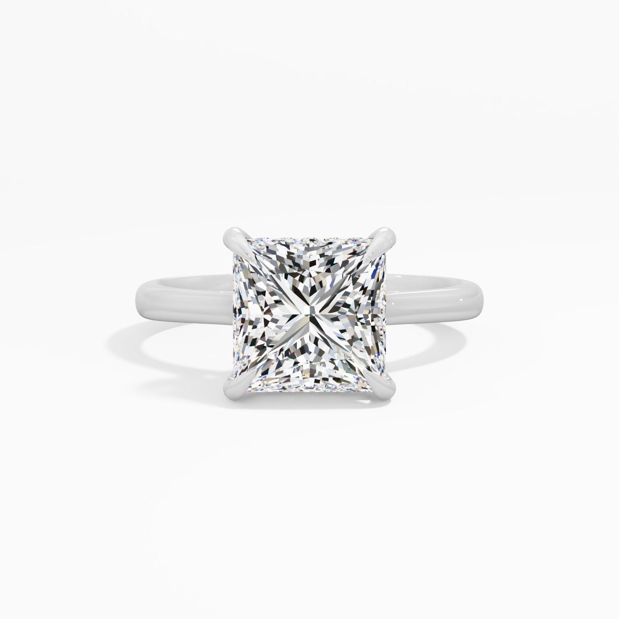 Dewpetal Shine Solitaire Engagement Ring