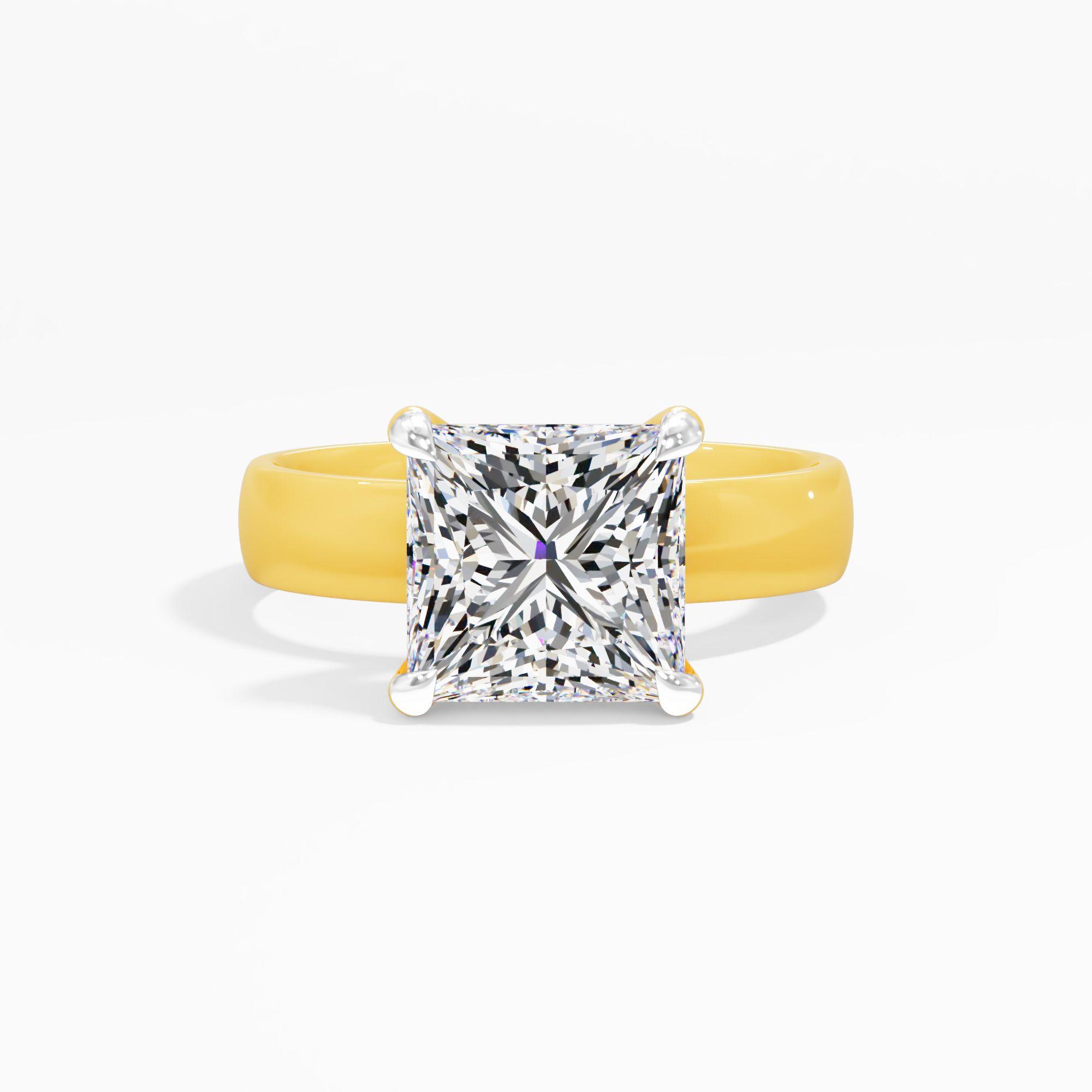 Silken Frost Solitaire Engagement Ring