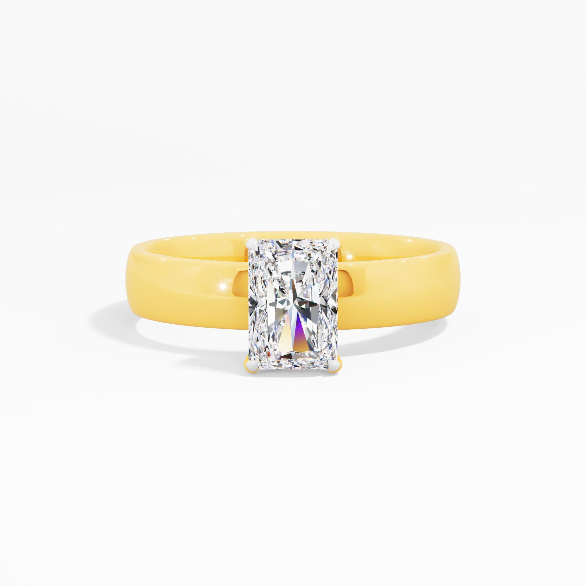 Silken Frost Solitaire Engagement Ring