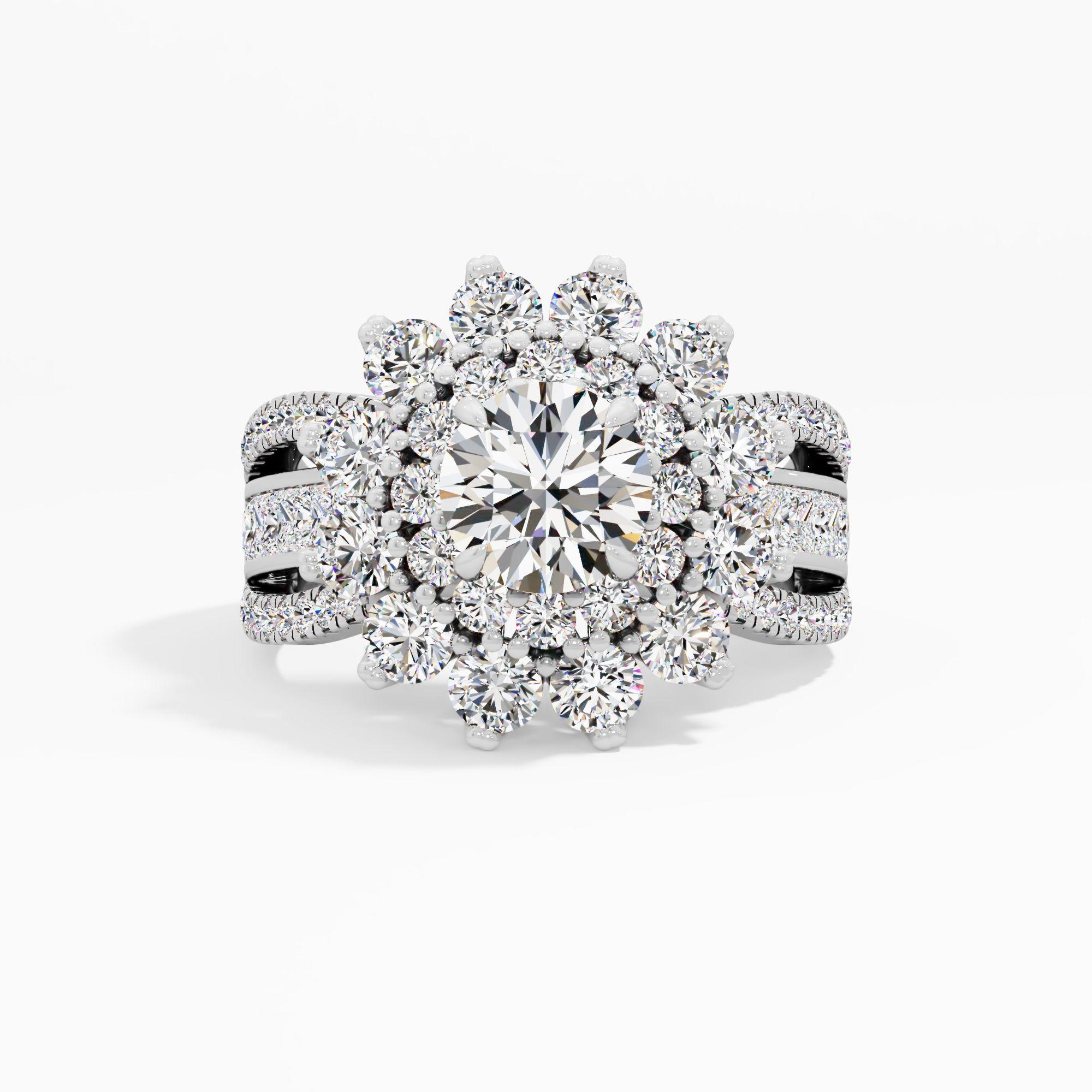Feather Lilt Solitaire Engagement Ring