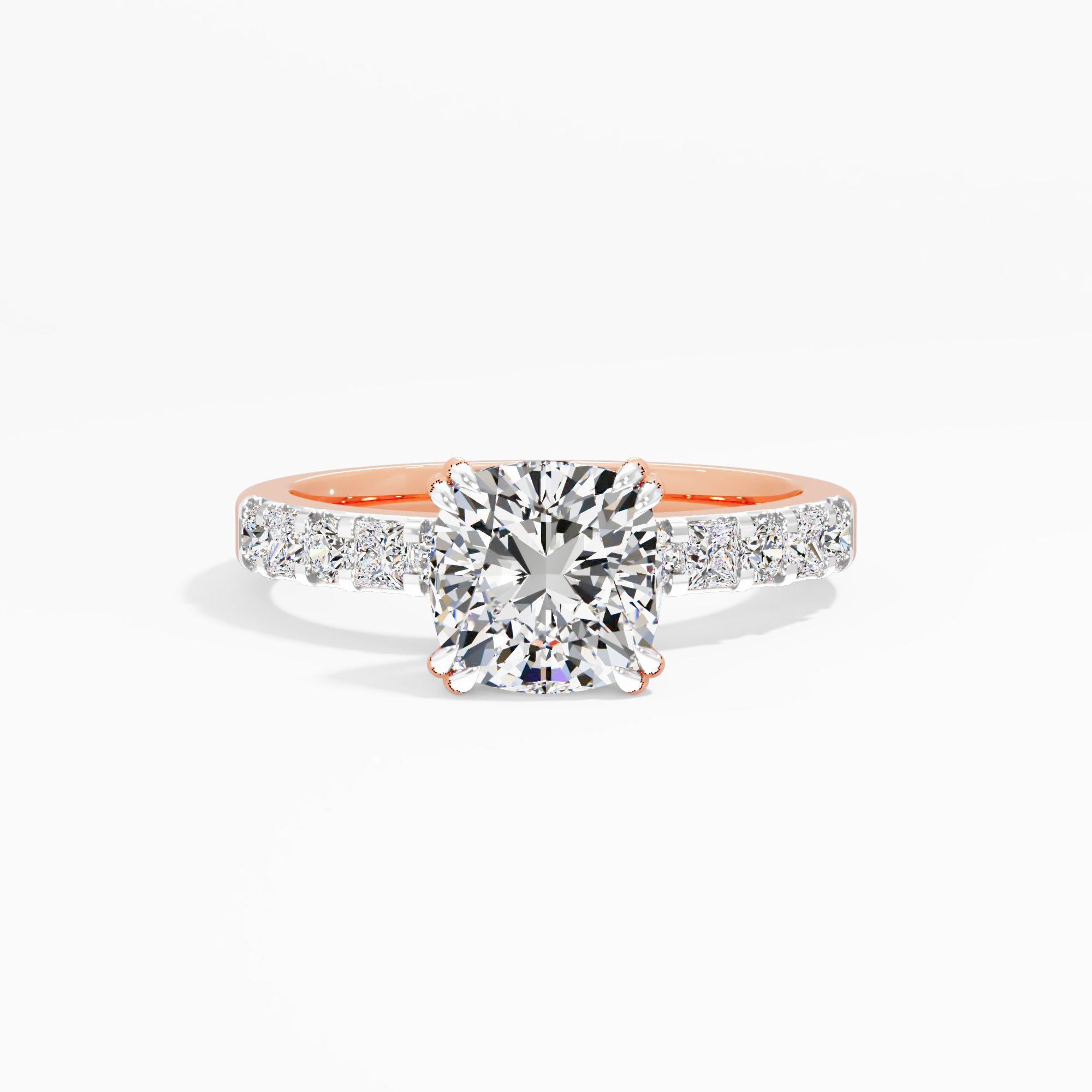 Apricot Muse Solitaire Engagement Ring