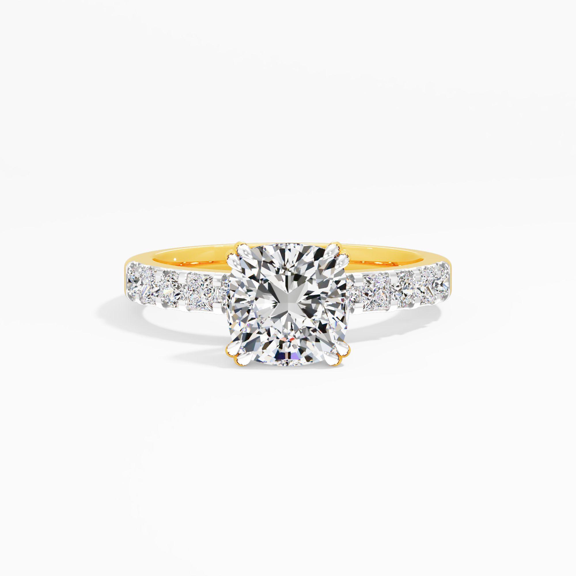 Apricot Muse Solitaire Engagement Ring