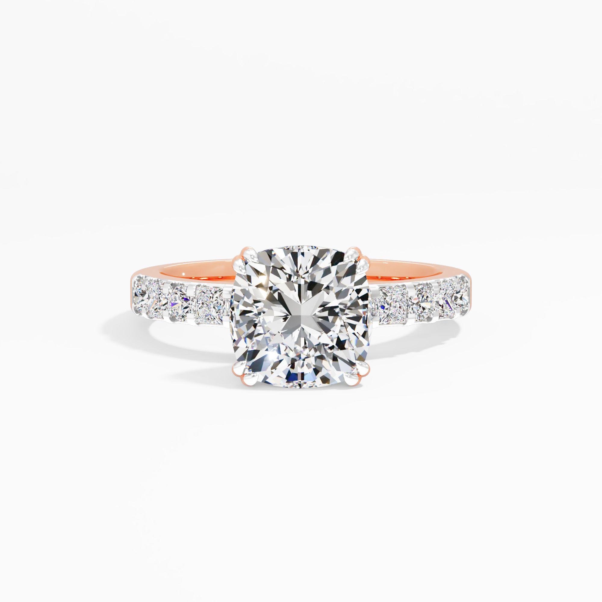 Apricot Muse Solitaire Engagement Ring