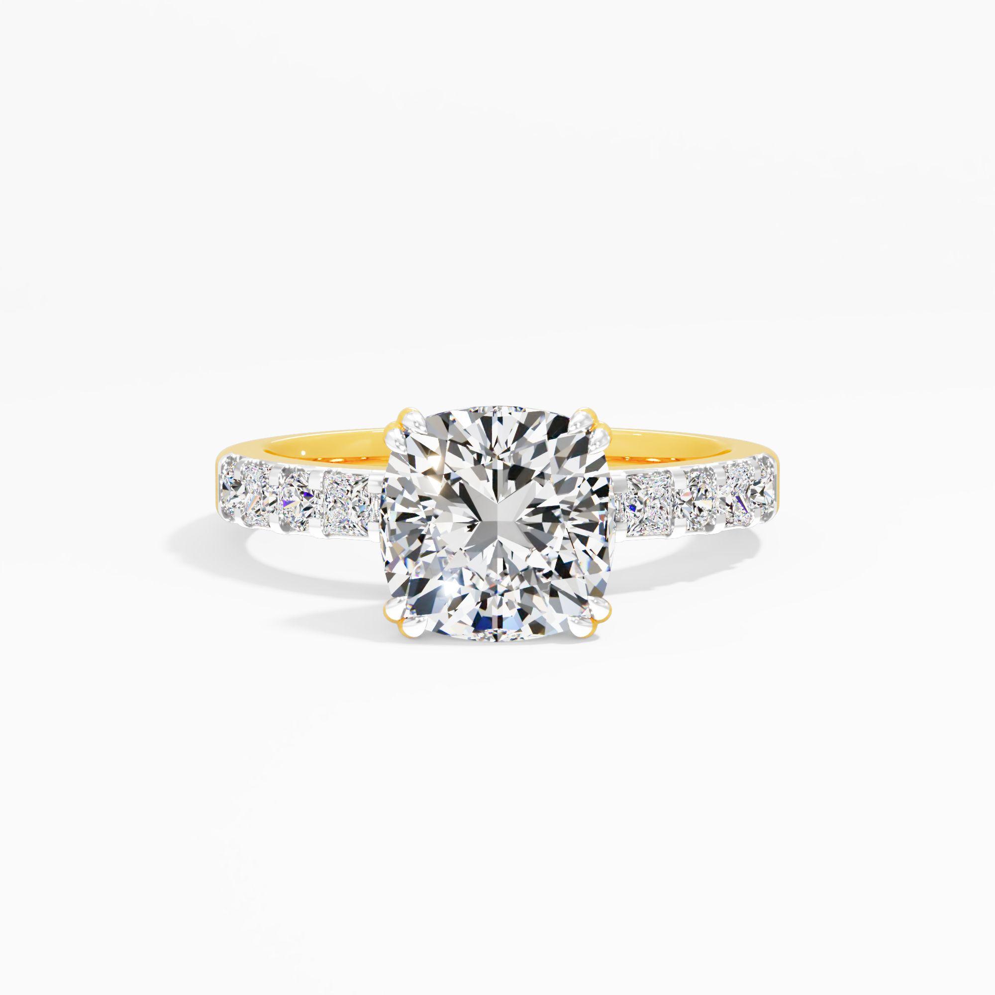 Apricot Muse Solitaire Engagement Ring