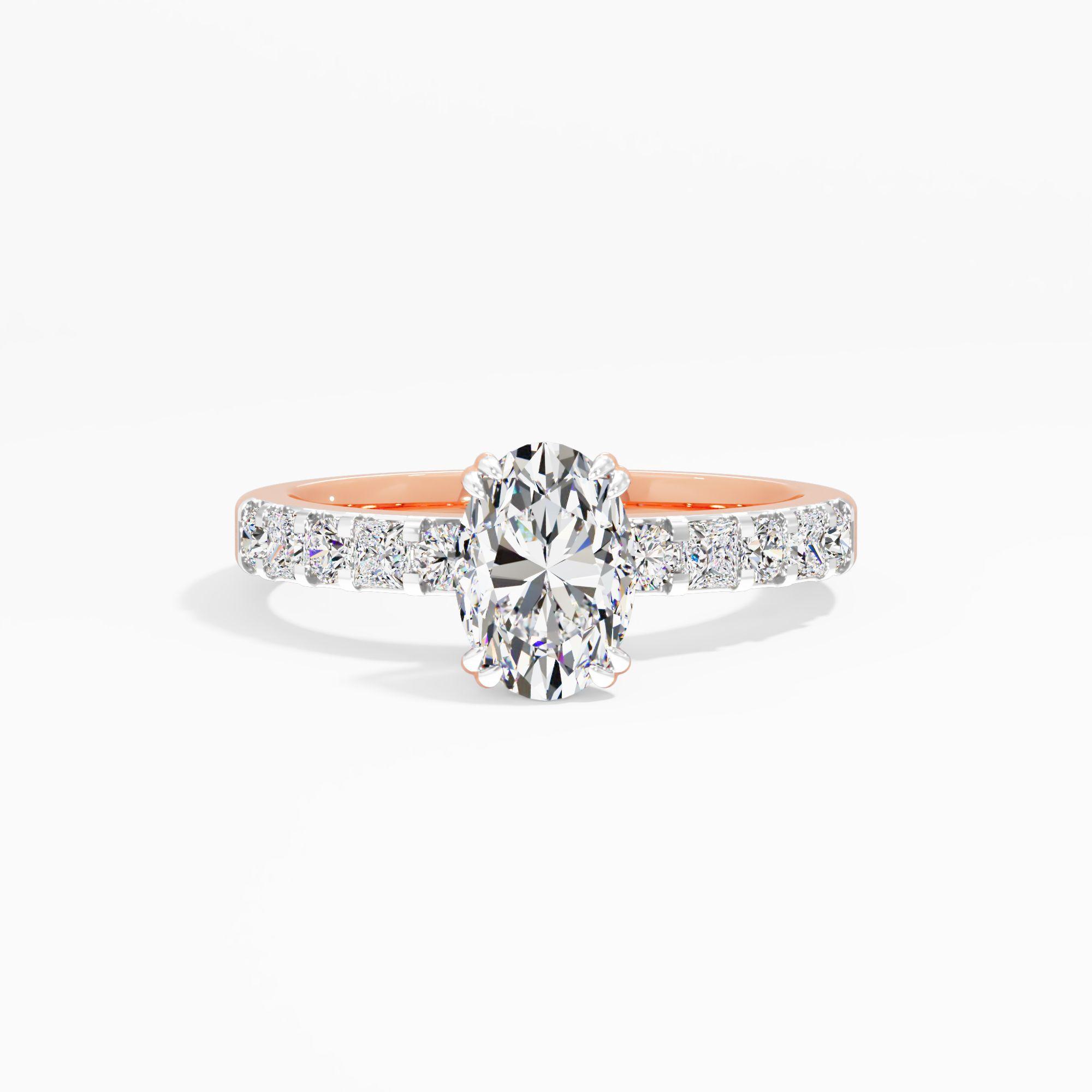 Apricot Muse Solitaire Engagement Ring