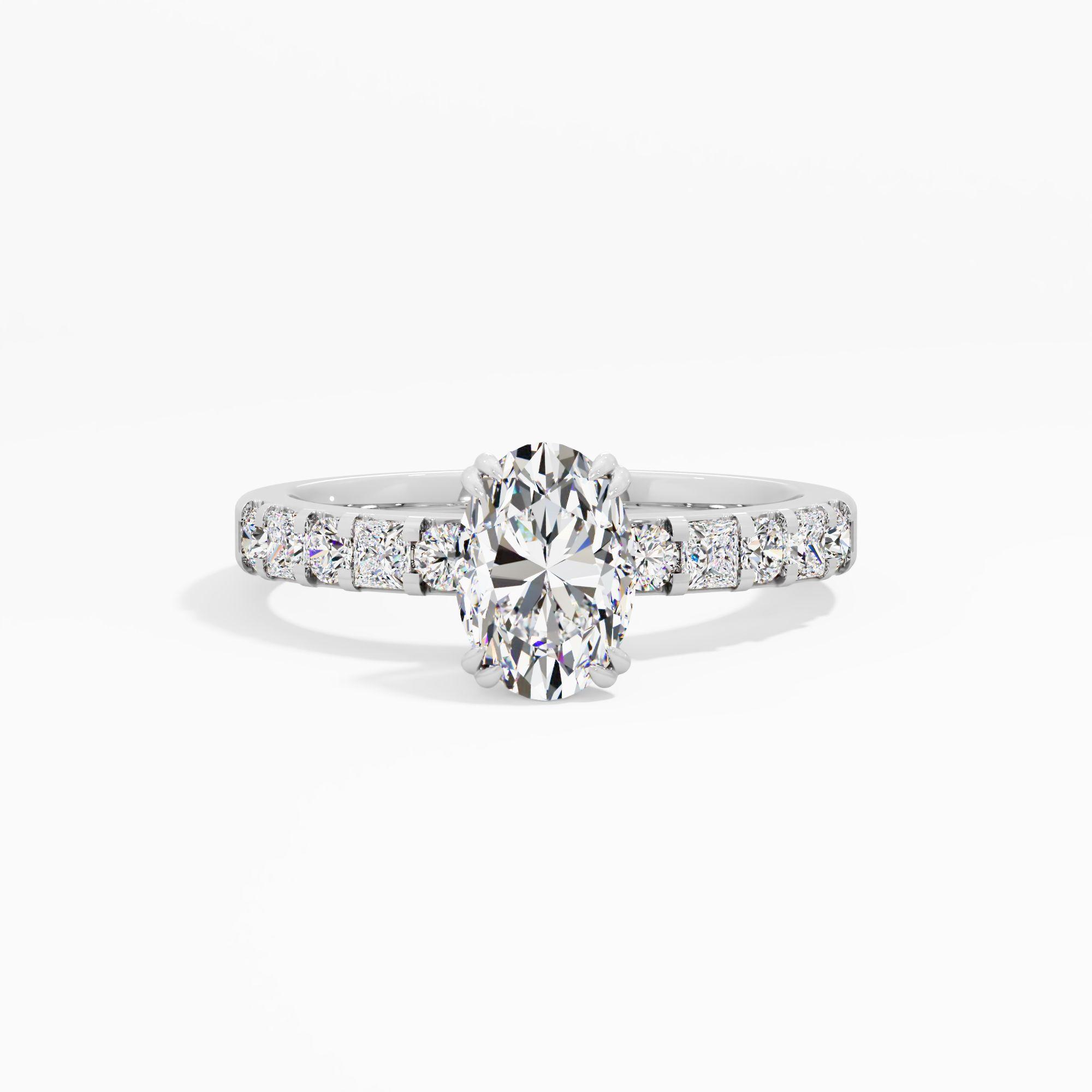 Apricot Muse Solitaire Engagement Ring