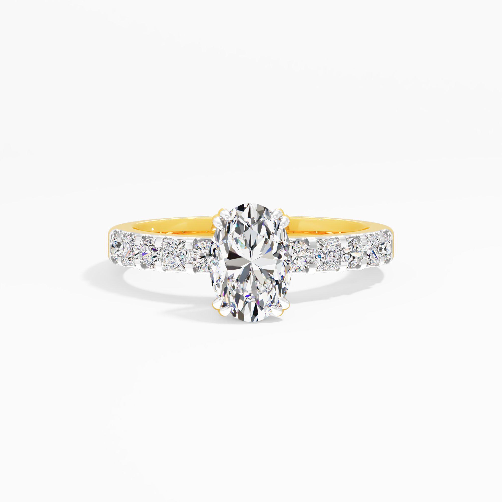 Apricot Muse Solitaire Engagement Ring