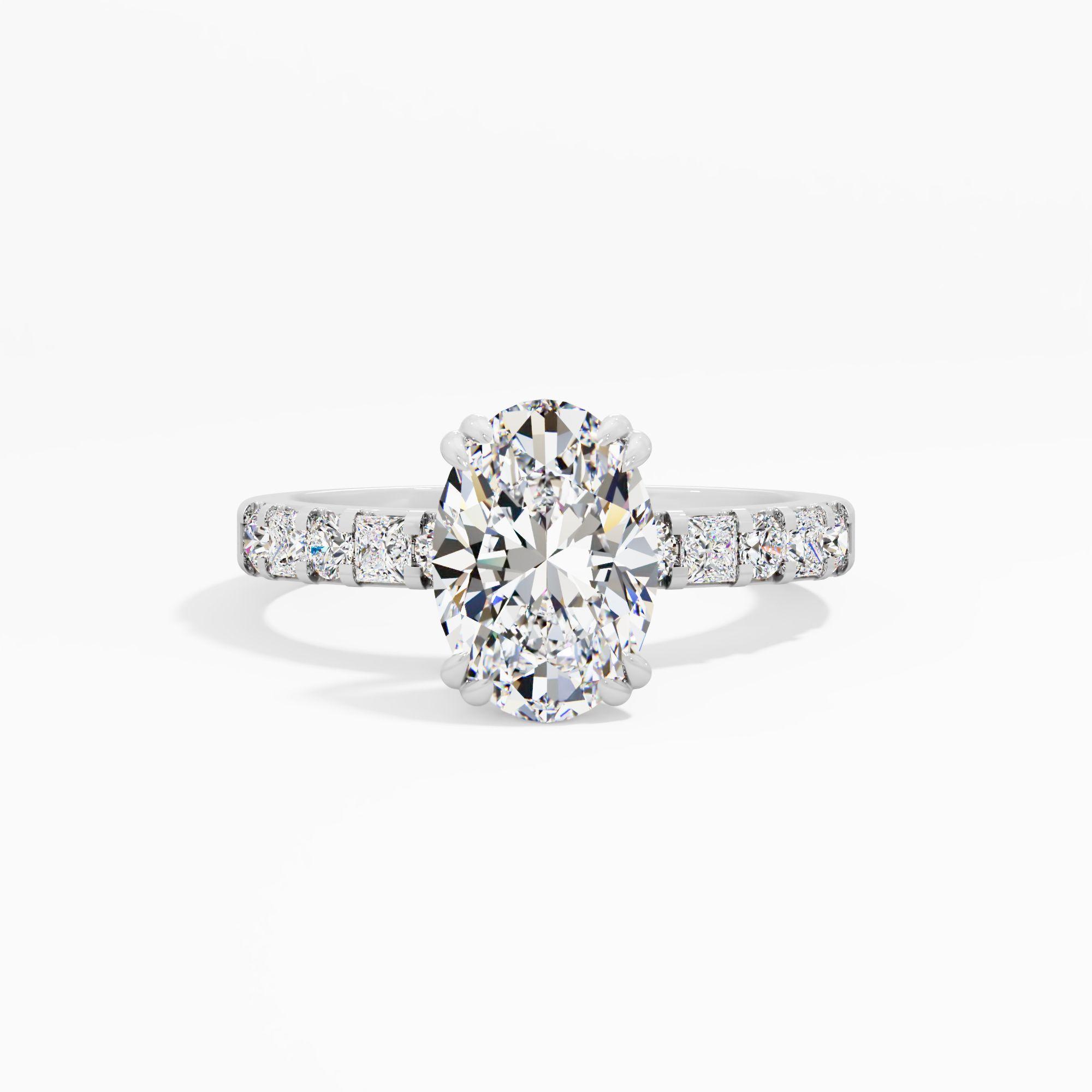 Apricot Muse Solitaire Engagement Ring