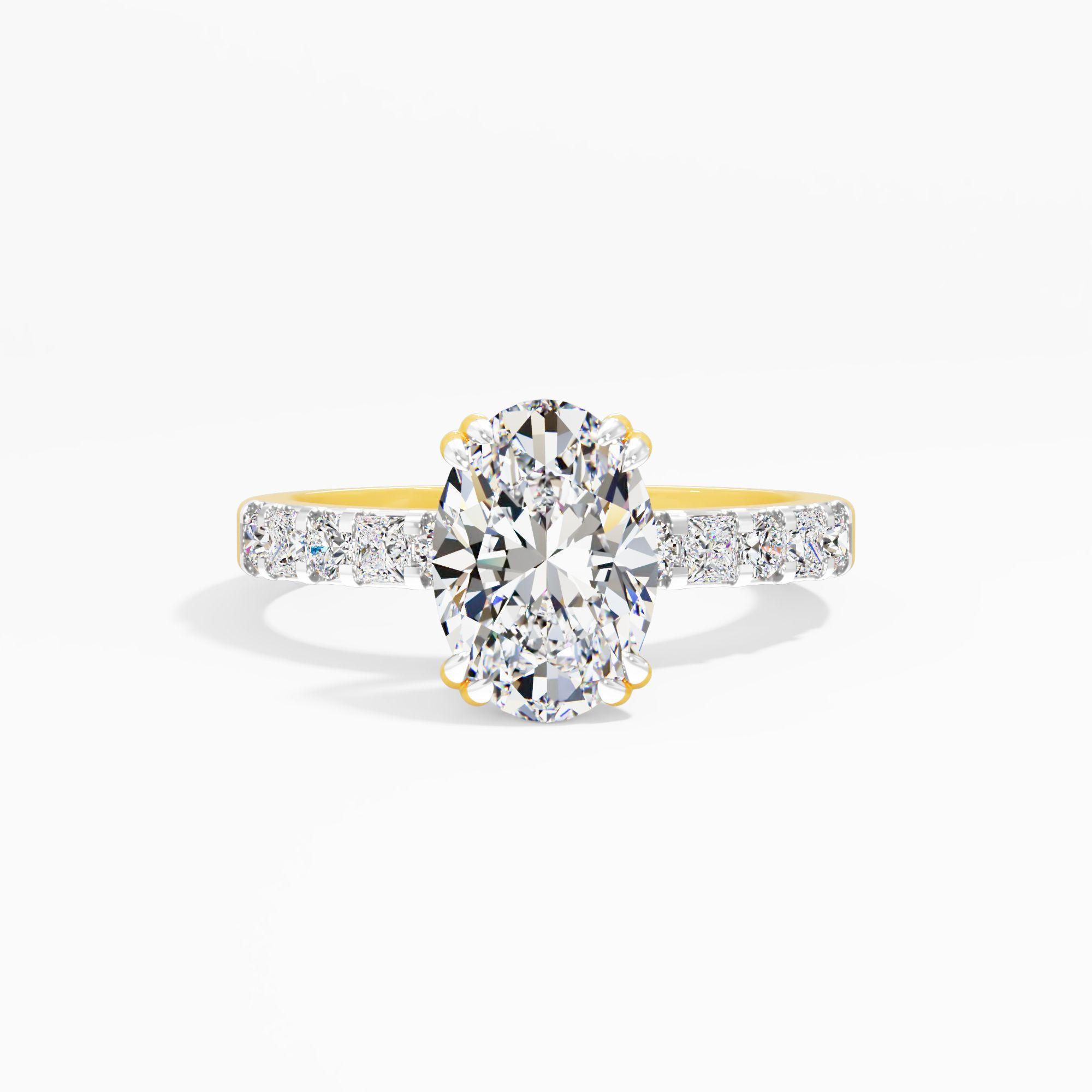 Apricot Muse Solitaire Engagement Ring