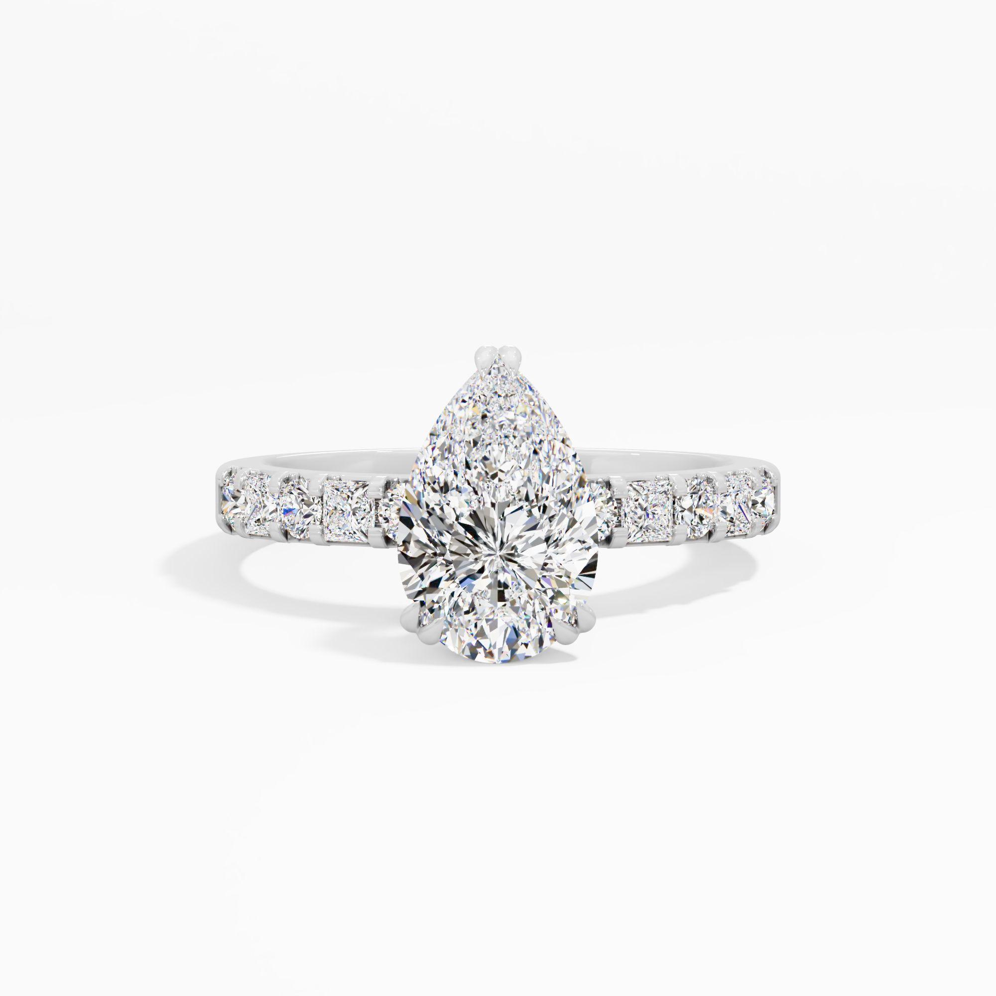 Apricot Muse Solitaire Engagement Ring