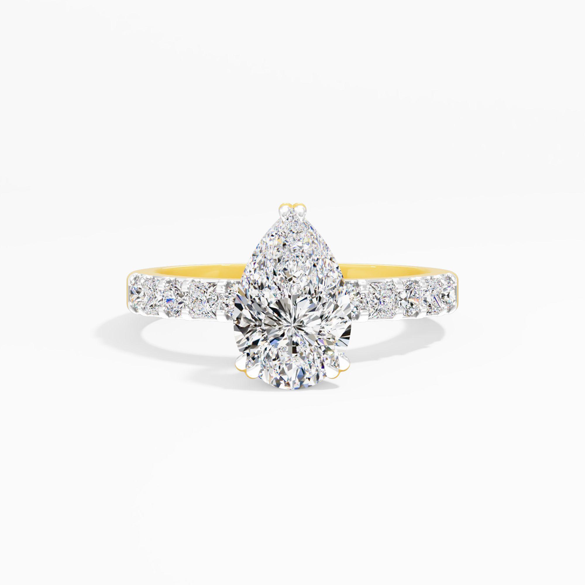 Apricot Muse Solitaire Engagement Ring