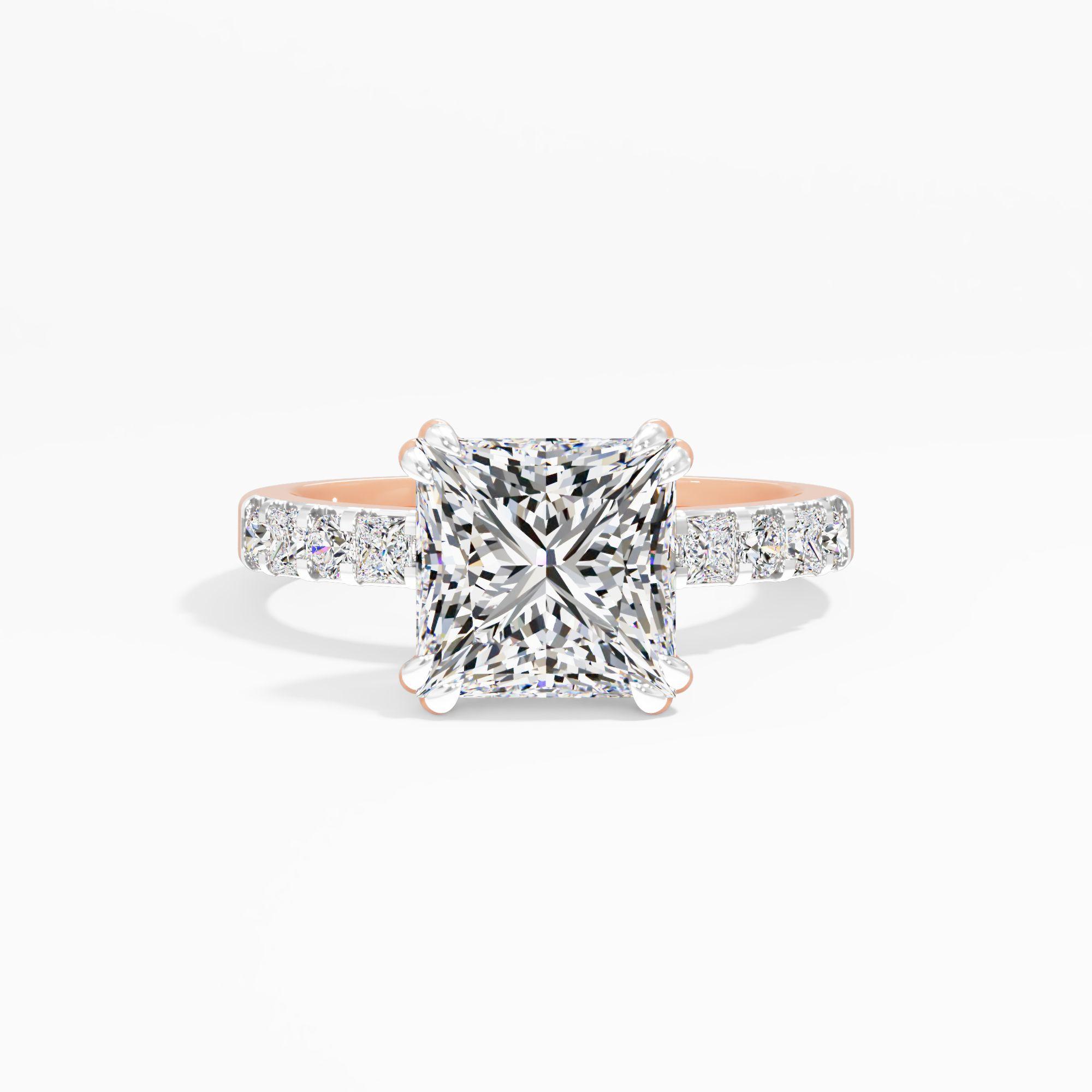 Apricot Muse Solitaire Engagement Ring
