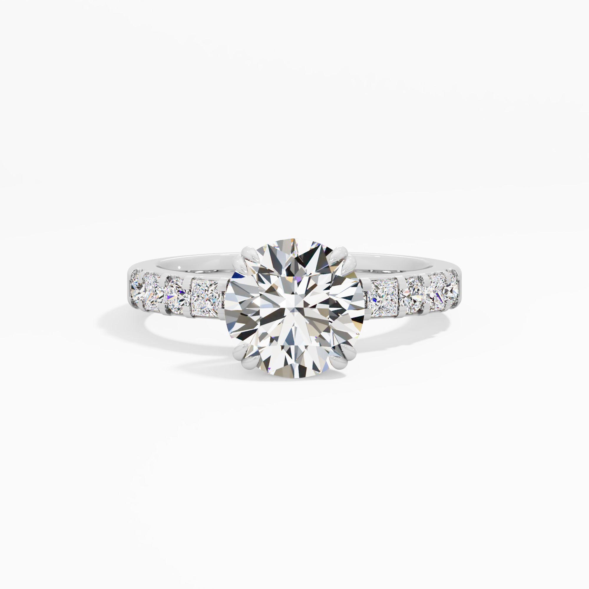 Apricot Muse Solitaire Engagement Ring