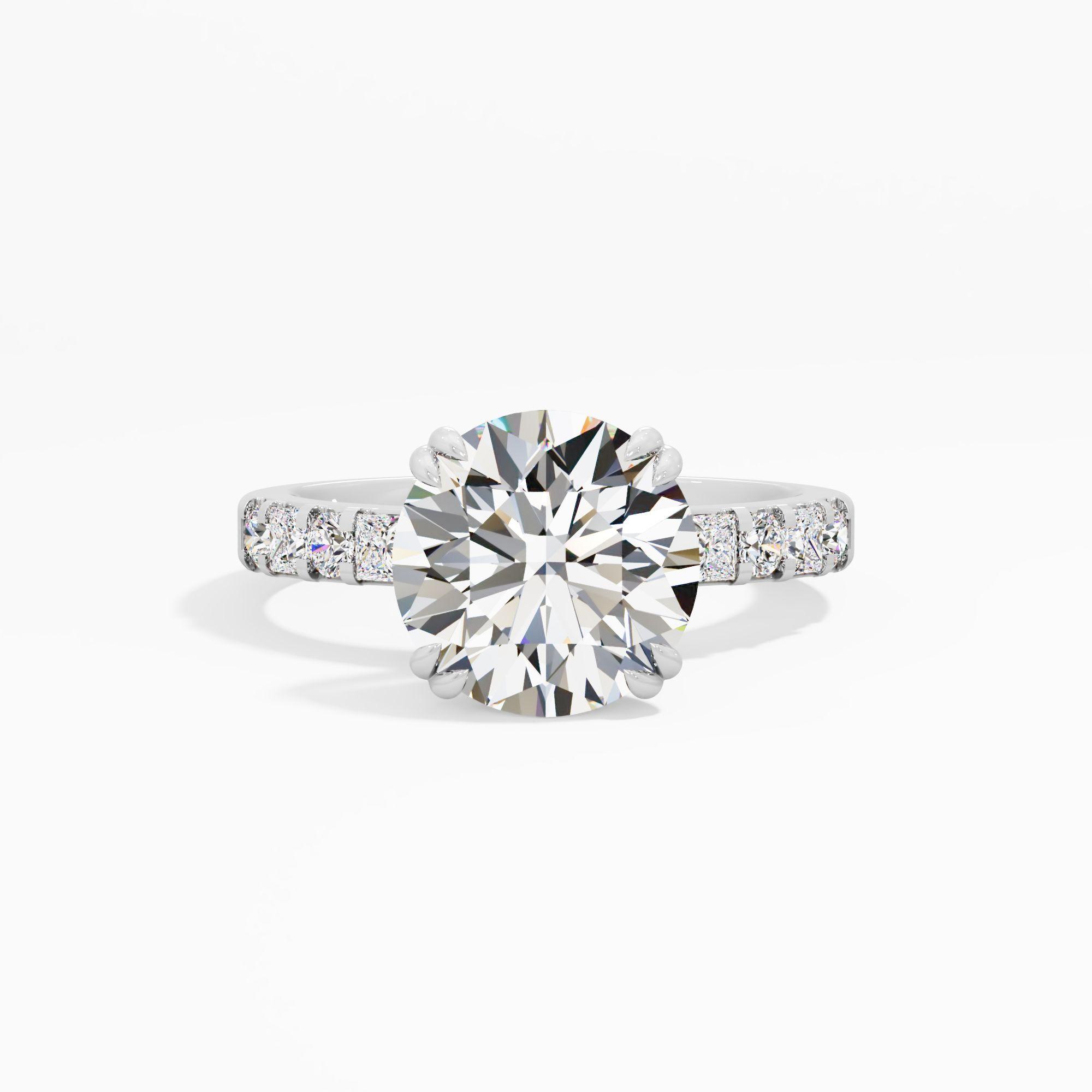 Apricot Muse Solitaire Engagement Ring