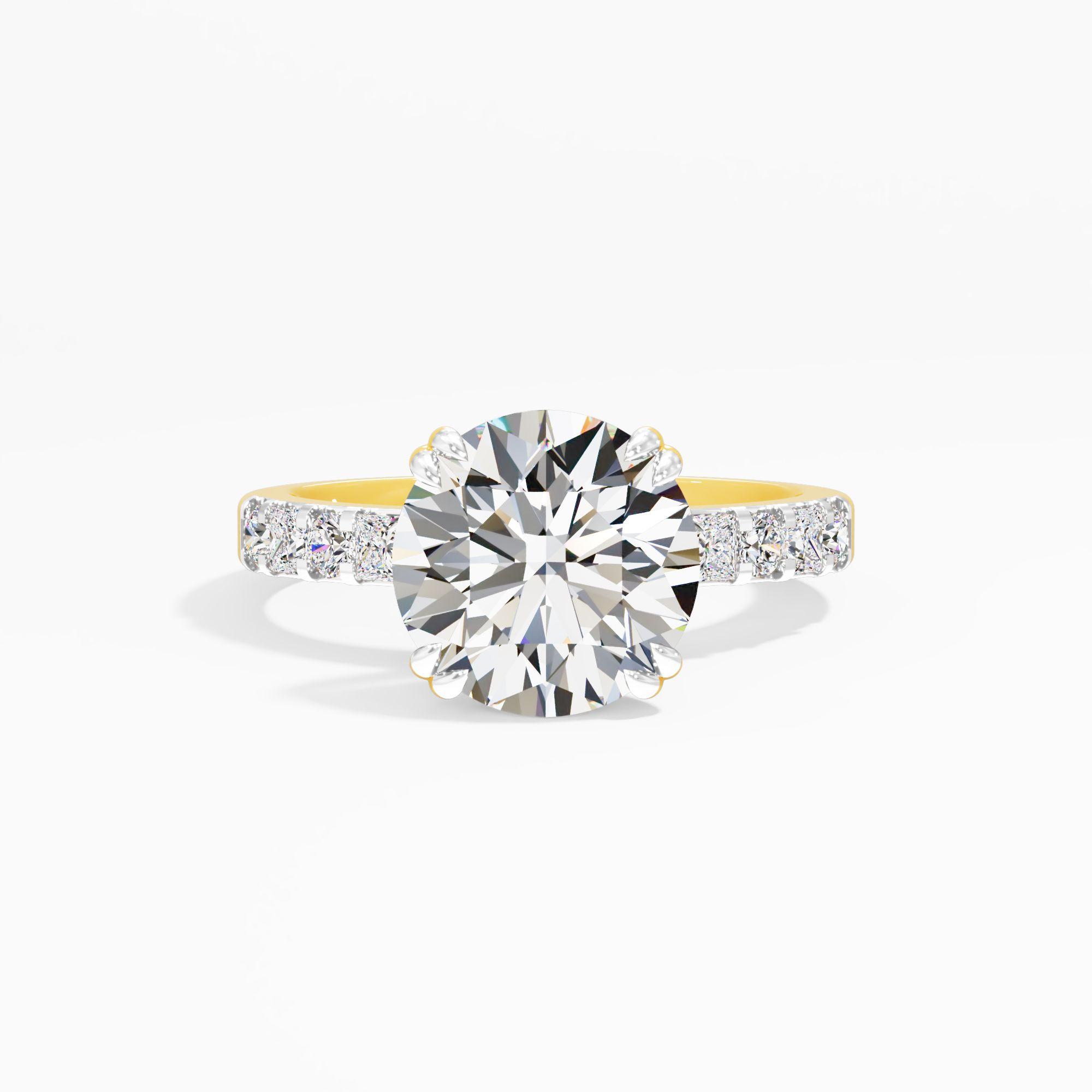 Apricot Muse Solitaire Engagement Ring