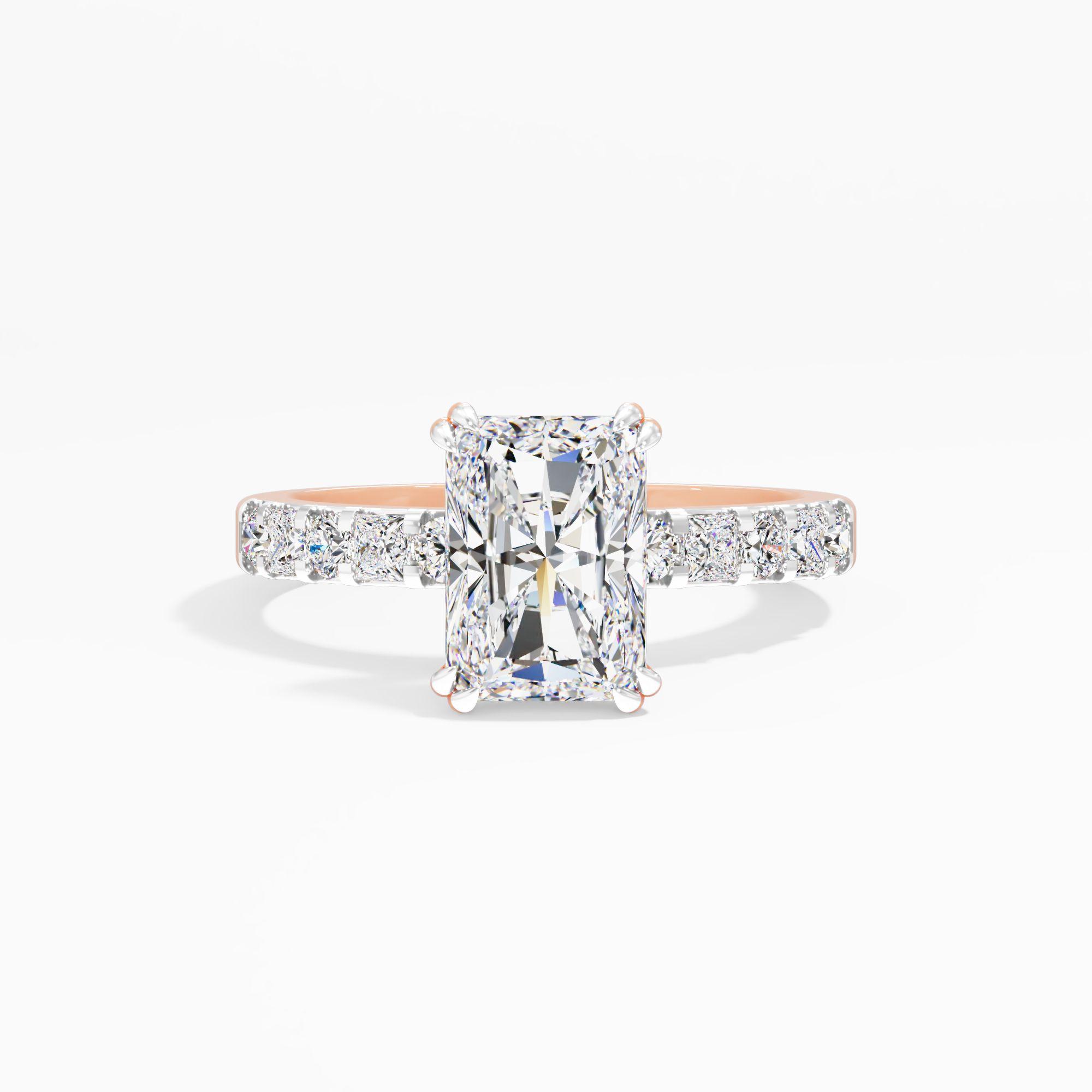 Apricot Muse Solitaire Engagement Ring